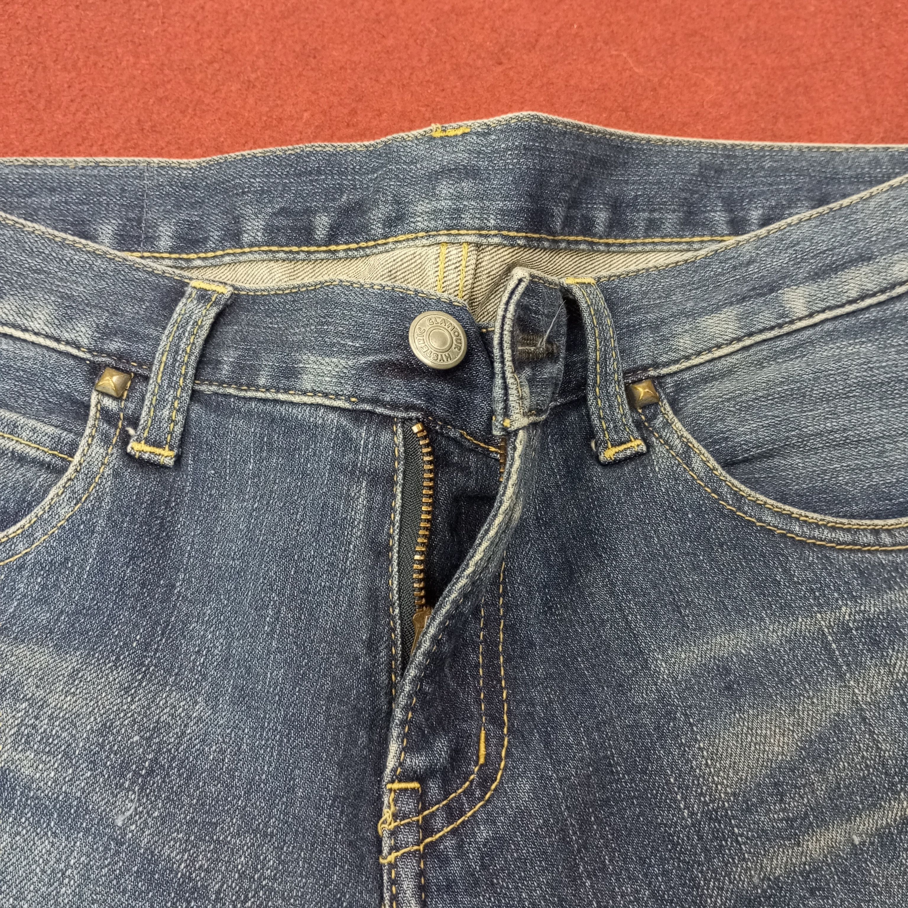 Hysteric Glamour Hysteric Glamour Japanese Brand Custom Art Jeans c252n20 Size 31" - 12 Thumbnail