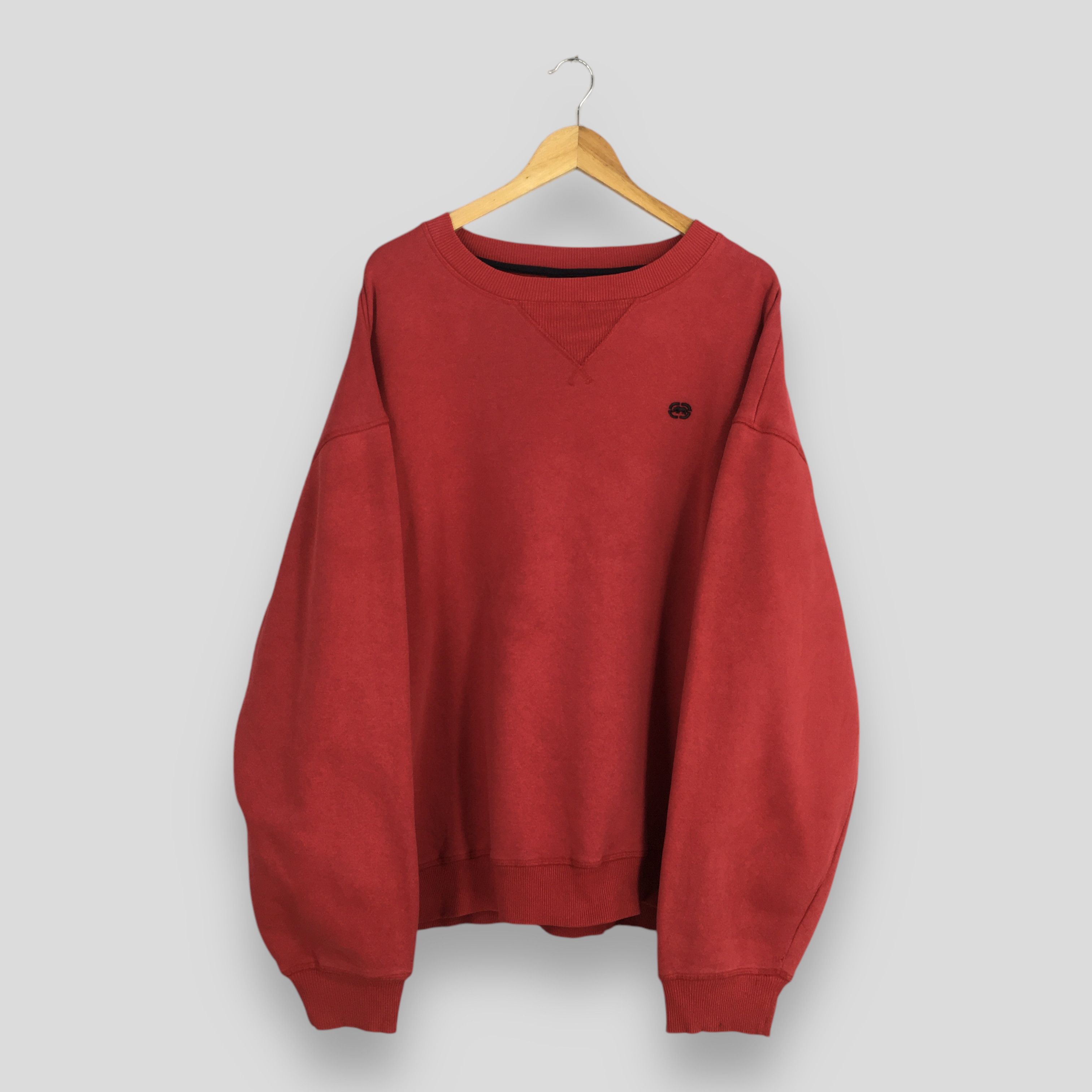 Ecko Unltd. Vintage 90s Ecko Function Red Sweatshirt 2XLarge Size US XXL / EU 58 / 5 - 1 Thumbnail