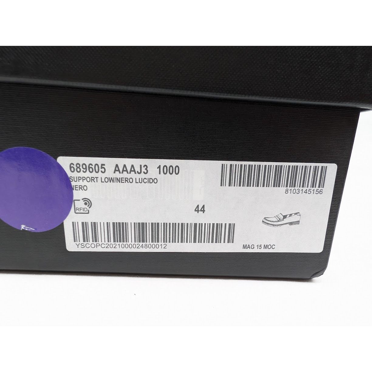 Saint Laurent Paris o1rshd1 Mag 15 Moccasin in Nero Size US 11 / EU 44 - 21 Thumbnail
