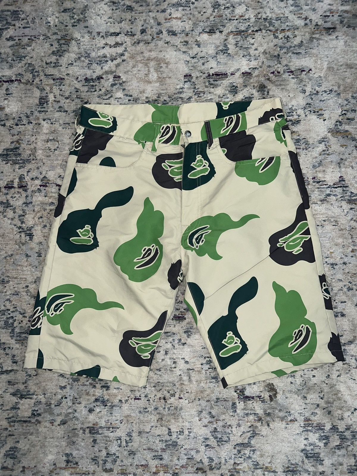 Bape Bape Def Camo Wide Shorts Sz XL / 34 Size US 34 / EU 50 - 1 Thumbnail