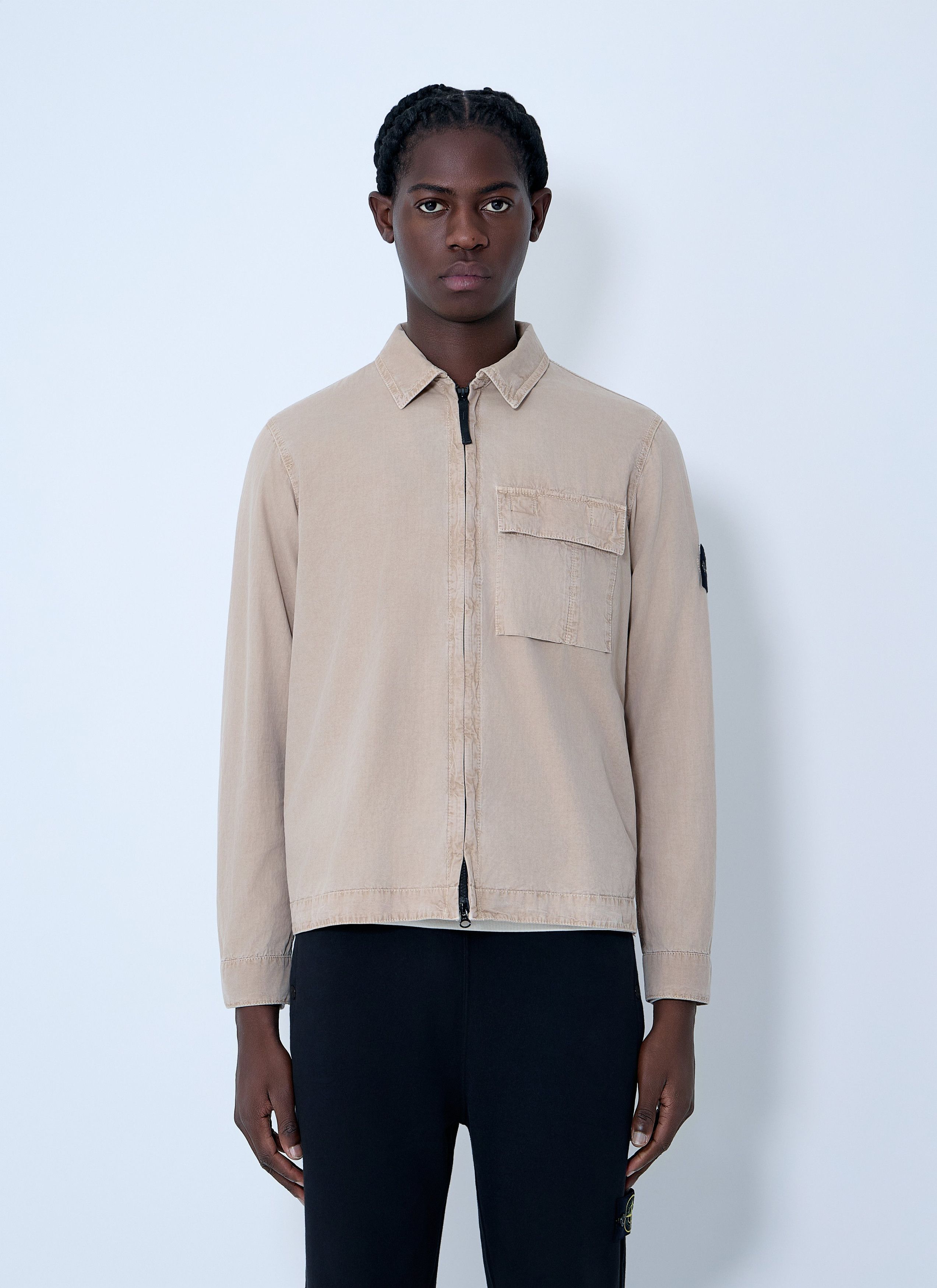 Stone Island Logo Patch Overshirt Size US S / EU 44-46 / 1 - 1 Thumbnail