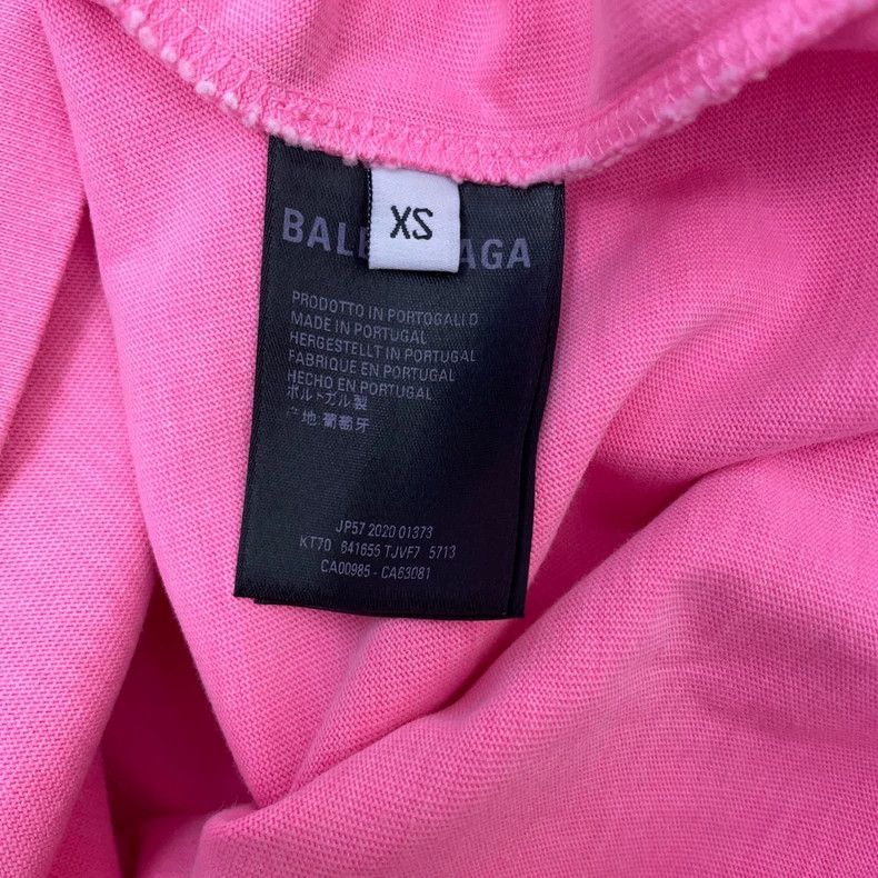 Balenciaga Balenciaga Hot Pink Coke Logo Short Sleeve T-Shirt 2502-Nex Size US XS / EU 42 / 0 - 6 Thumbnail