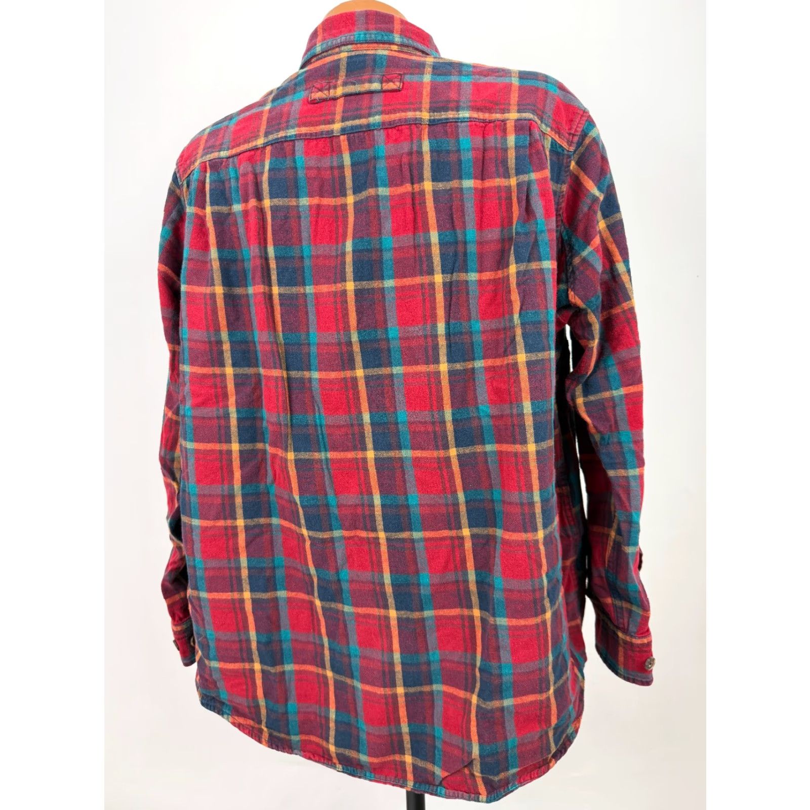 Vintage Duluth Trading Flannel Shirt Men XL Slim Red Plaid Lightweight Cotton Button-Up Outdoor Workwear Size US XL / EU 56 / 4 - 7 Thumbnail