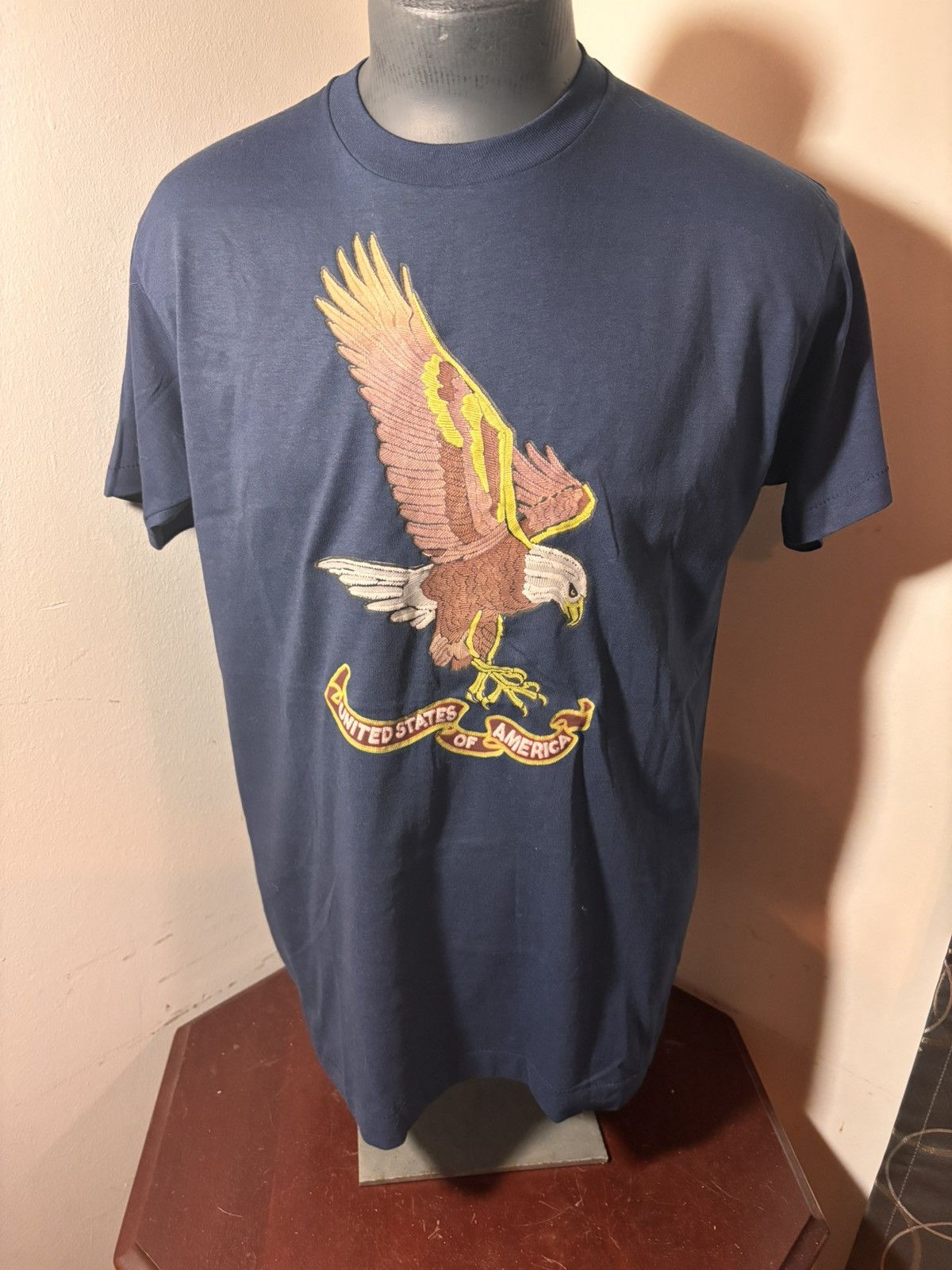 Vintage Vintage single stitch eagle shirt Size US L / EU 52-54 / 3 - 1 Thumbnail