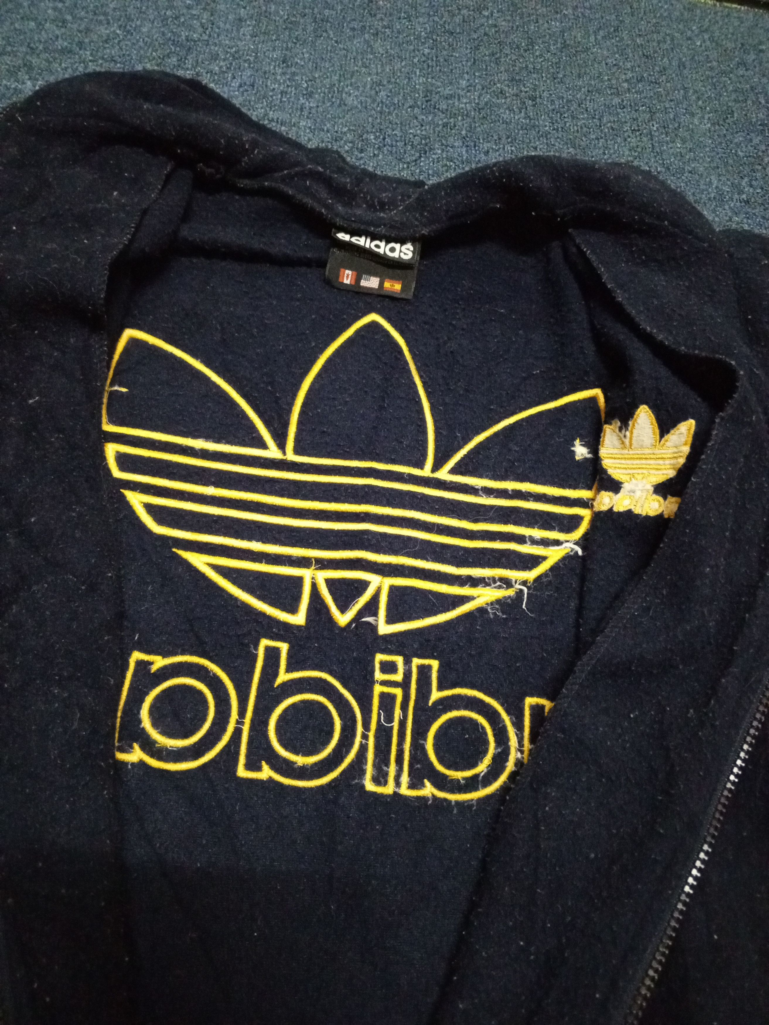 Adidas × Vintage VTG ADIDAS THREE STRIPE FLEECE Size US L / EU 52-54 / 3 - 11 Thumbnail