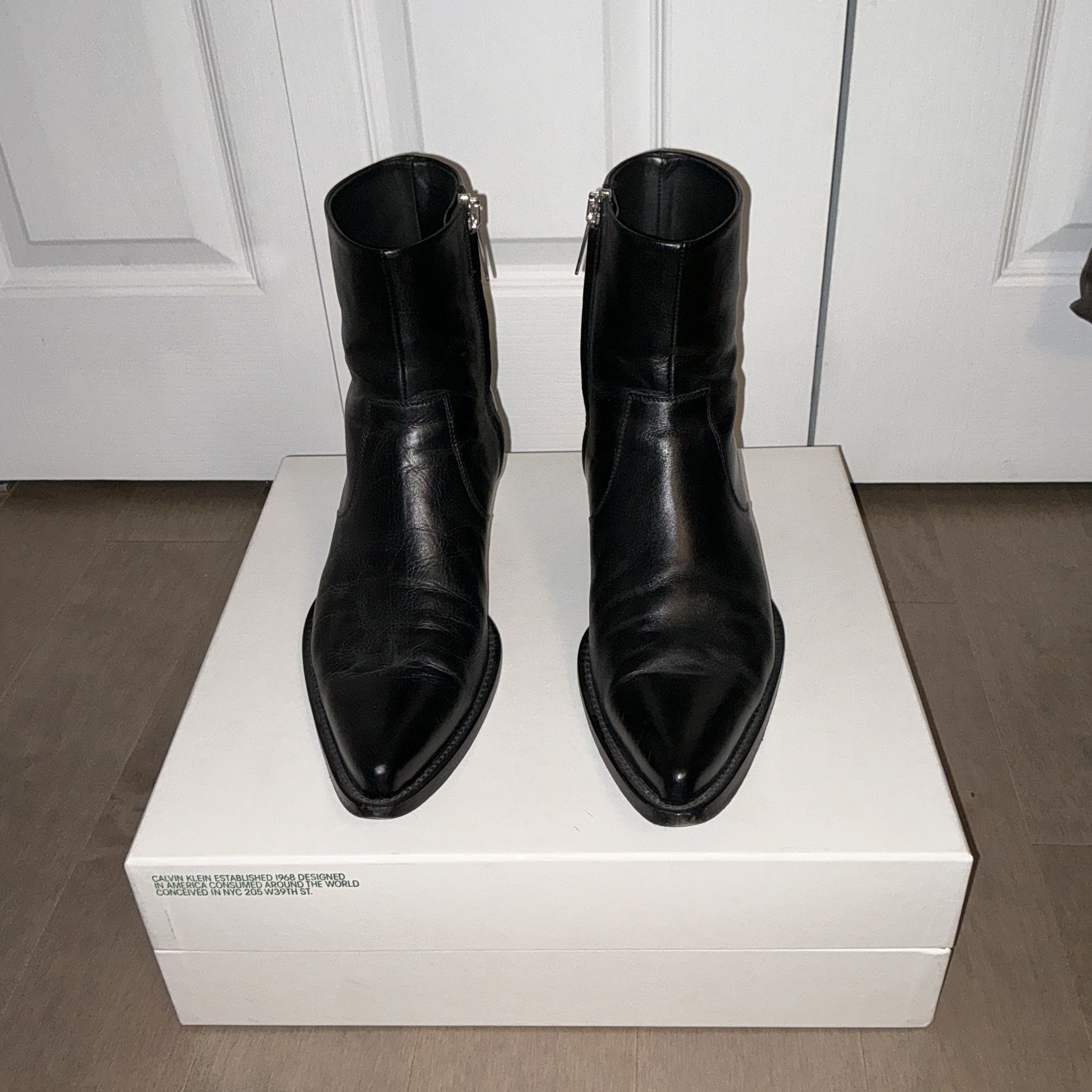 激レア☆  205W39NYC Ankle boots Calvin Klein 205 W 39 Nyc Boots | Grailed