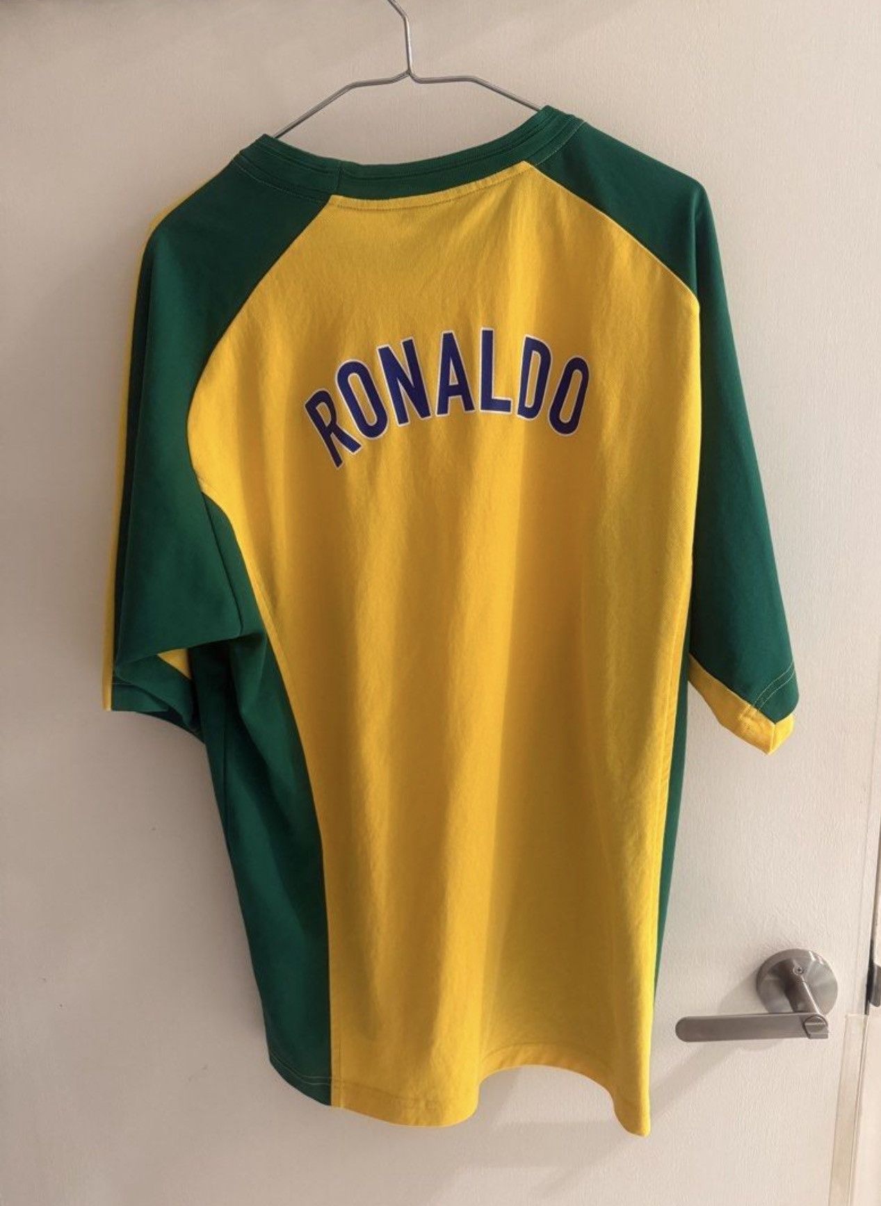 Nike Brazil Ronaldo R9 vintage guarana sponsor - Very Rare Size US L / EU 52-54 / 3 - 2 Thumbnail