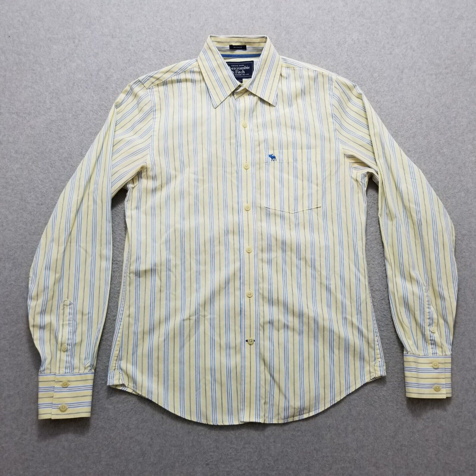 Abercrombie & Fitch Abercrombie & Fitch Shirt Mens Medium Long Sleeve ...