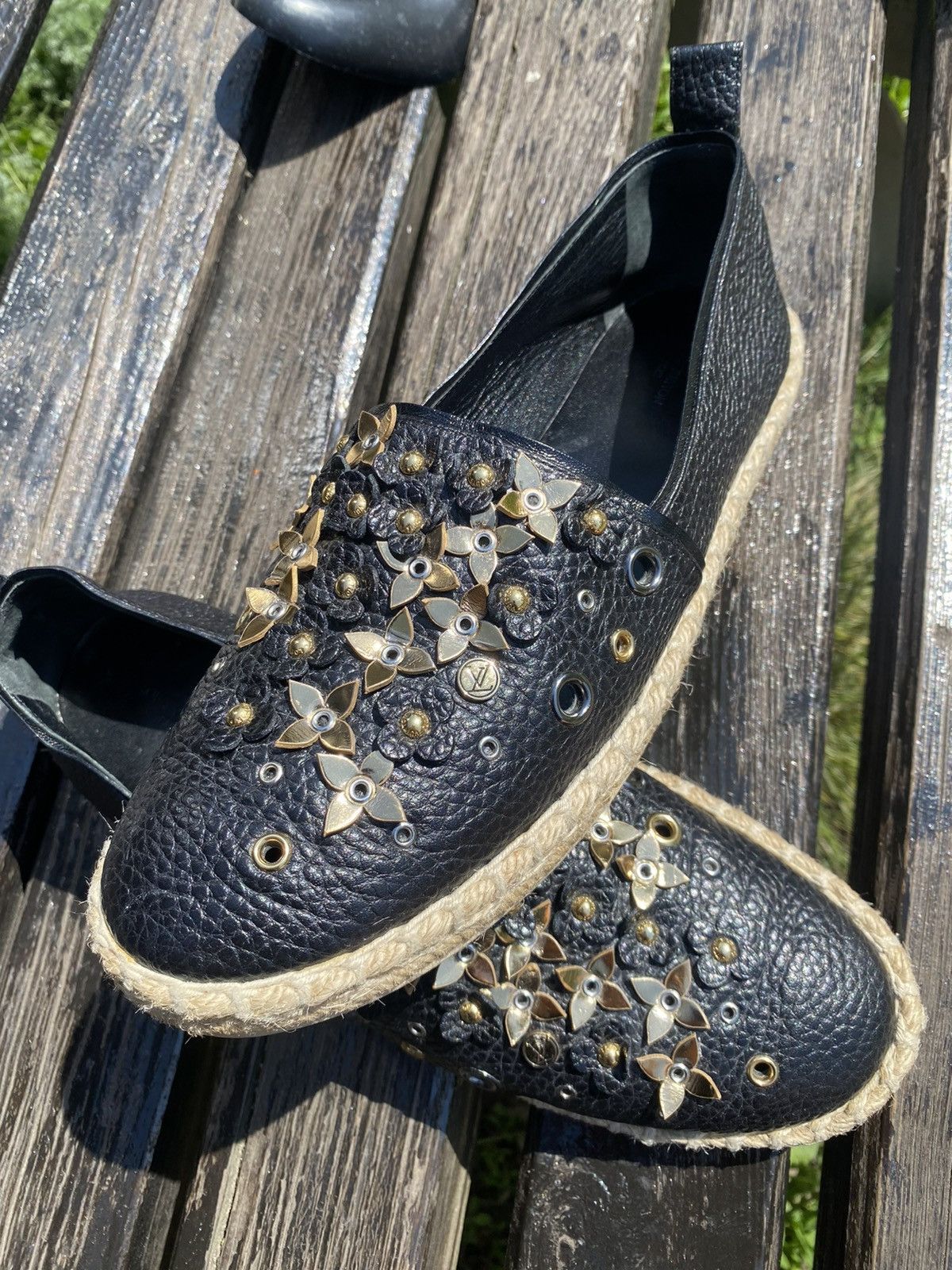 Louis Vuitton Louis Vuitton Starboard Leather Espadrilles Size 40 Size US 10 / IT 40 - 1 Thumbnail