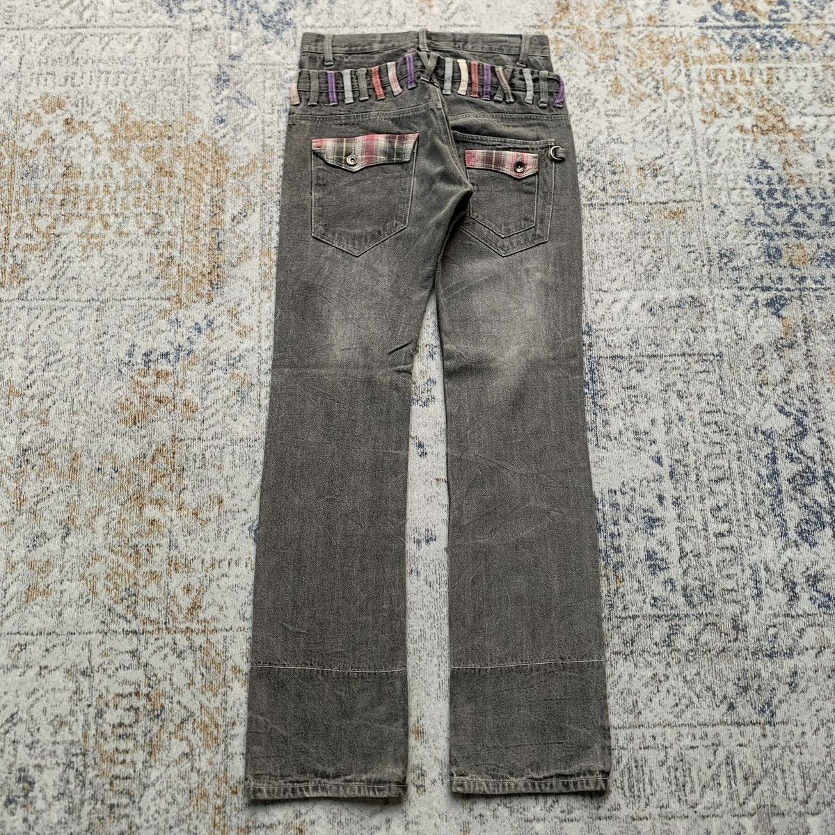 If Six Was Nine × Japanese Brand × Vintage Vintage DoubleFocus Double Waist Artisan Jeans Multi Zippers Size US 30 / EU 46 - 6 Thumbnail
