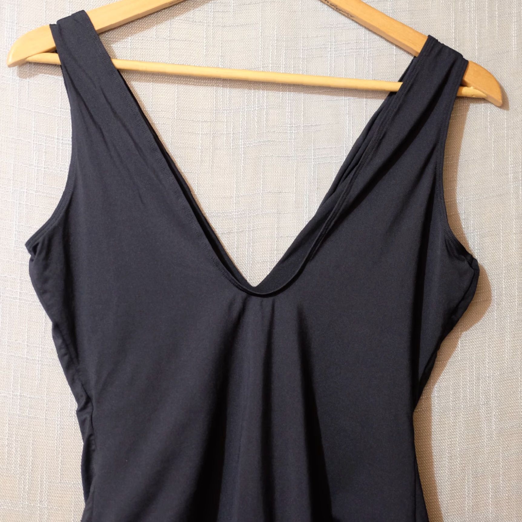 Vintage EUC Ilusion Bodysuit Black V-Neck Snap Women's XL Microfiber XL Black Bodysuit Ilusion Women's XL Size XL / US 12-14 / IT 48-50 - 6 Thumbnail