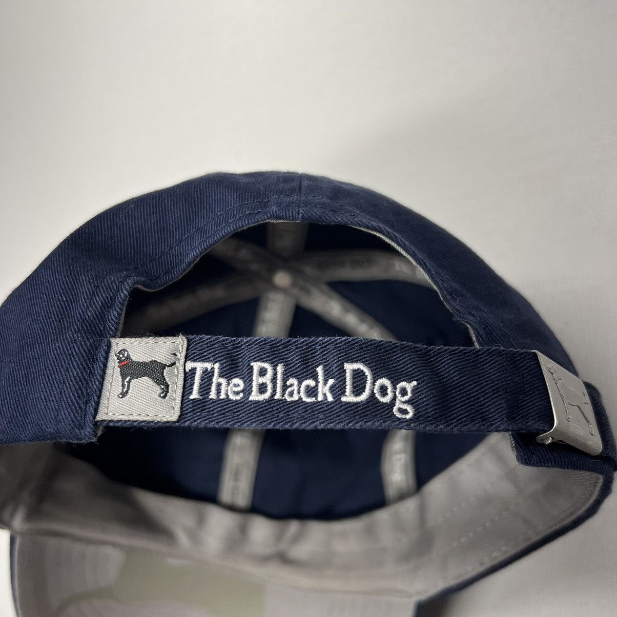 Other The Black Dog Hat Cap Blue Logo Strap Back Navy Embroidered Size ONE SIZE - 14 Thumbnail