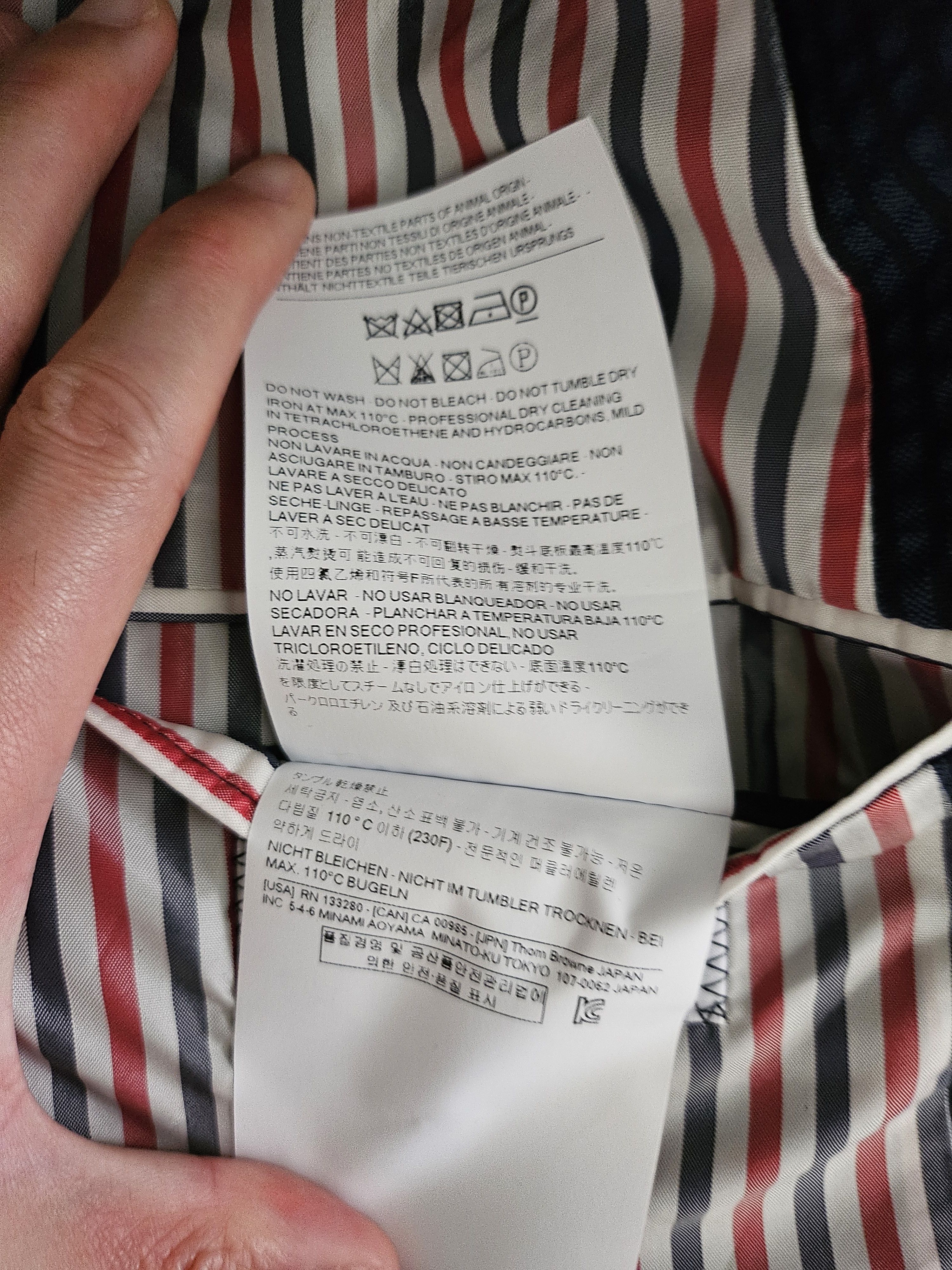 Thom Browne Thom Browne Navy High Armhole Jacket Size US M / EU 48-50 / 2 - 7 Thumbnail