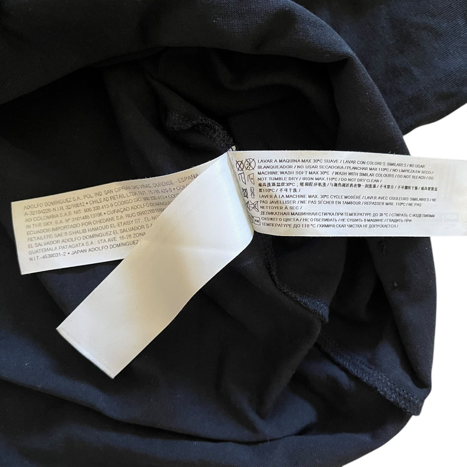 Adolfo Dominguez Adolfo Dominguez Navy Blue Scoop Neck 3/4-Sleeve Tee Top Size XS / US 0-2 / IT 36-38 - 6 Thumbnail