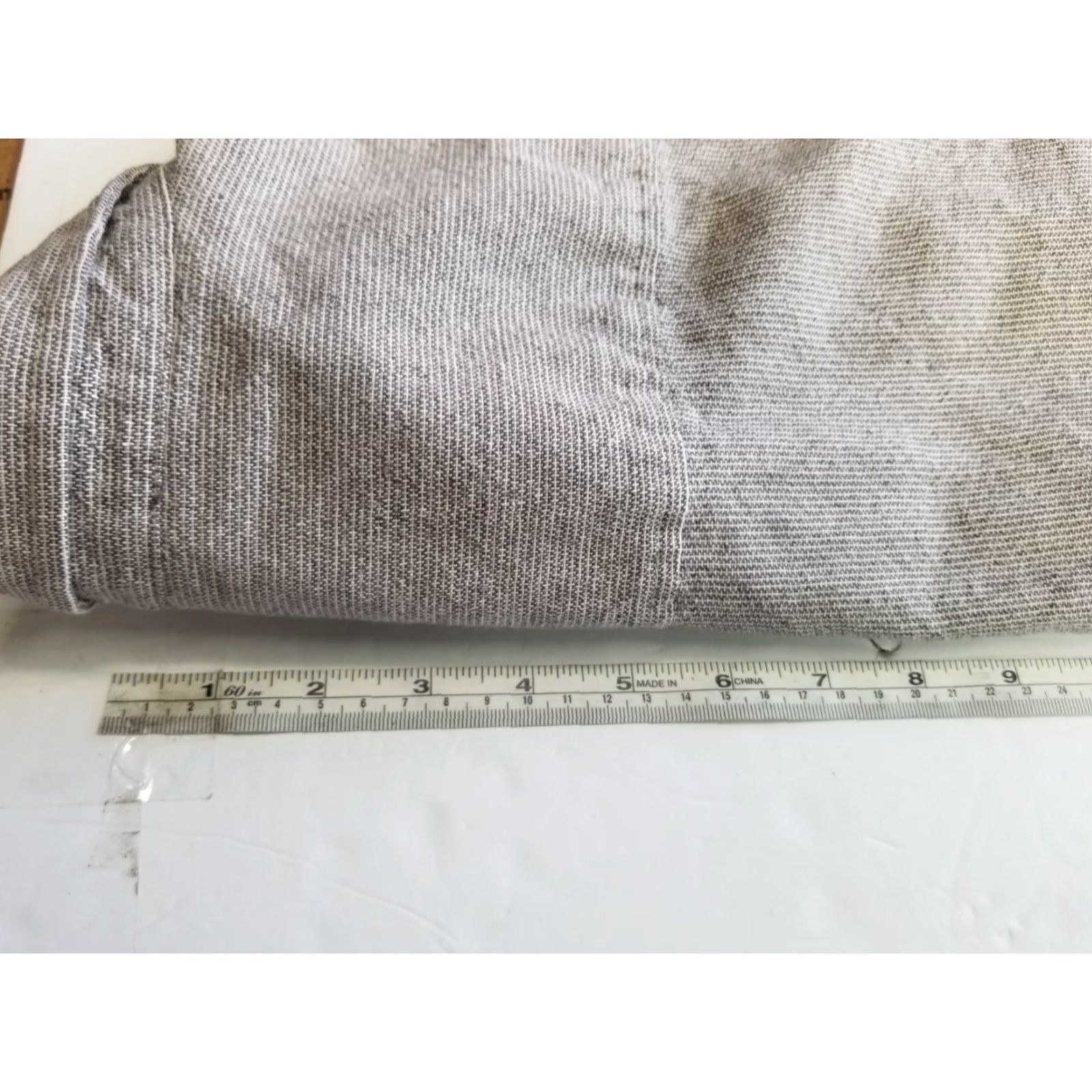 Vintage Sludr Shirt Mens Gray Button Up Linen Blend Long Sleeve shirt Size Small Size US S / EU 44-46 / 1 - 5 Thumbnail