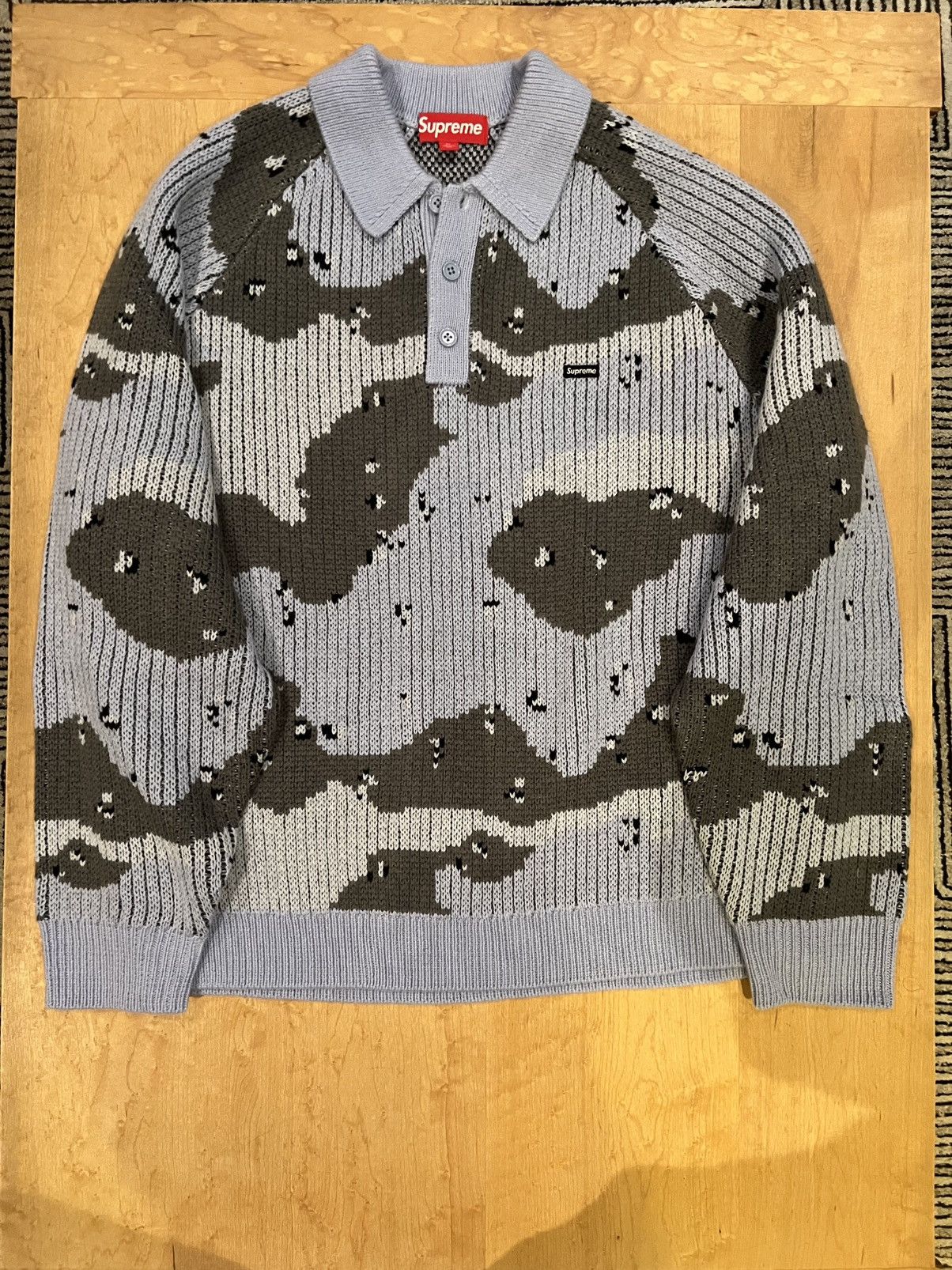 Supreme Small Box Polo Sweater | Grailed