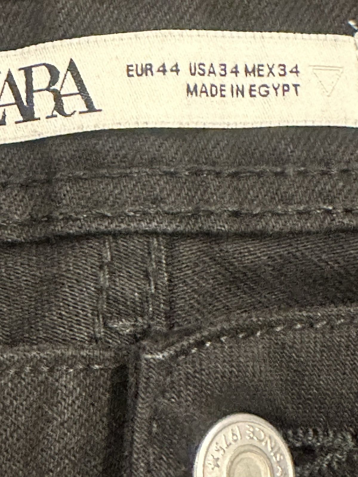 Jaded London Black Zara Denim Shorts Size US 34 / EU 50 - 3 Thumbnail