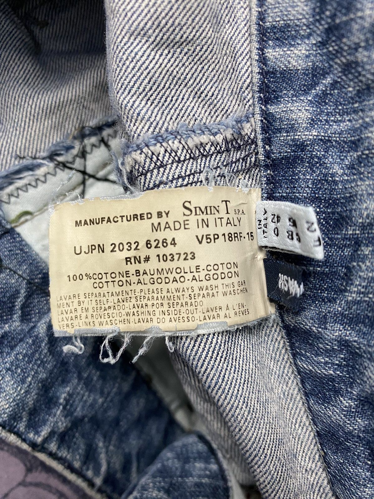 Armani ARMANI JEANS AJ INDIGO SERIES 003 SIMIN T MADE IN ITALY Size US 32 / EU 48 - 7 Thumbnail