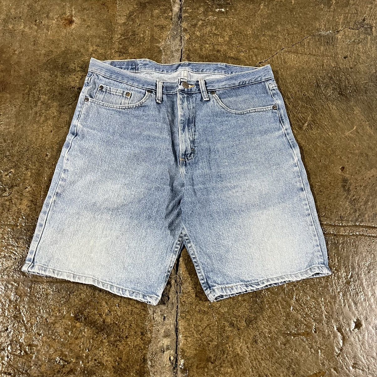 Carhartt × Vintage × Wrangler Vintage Carhartt Style Wrangler Jorts Faded Skater Shorts Size US 36 / EU 52 - 6 Thumbnail