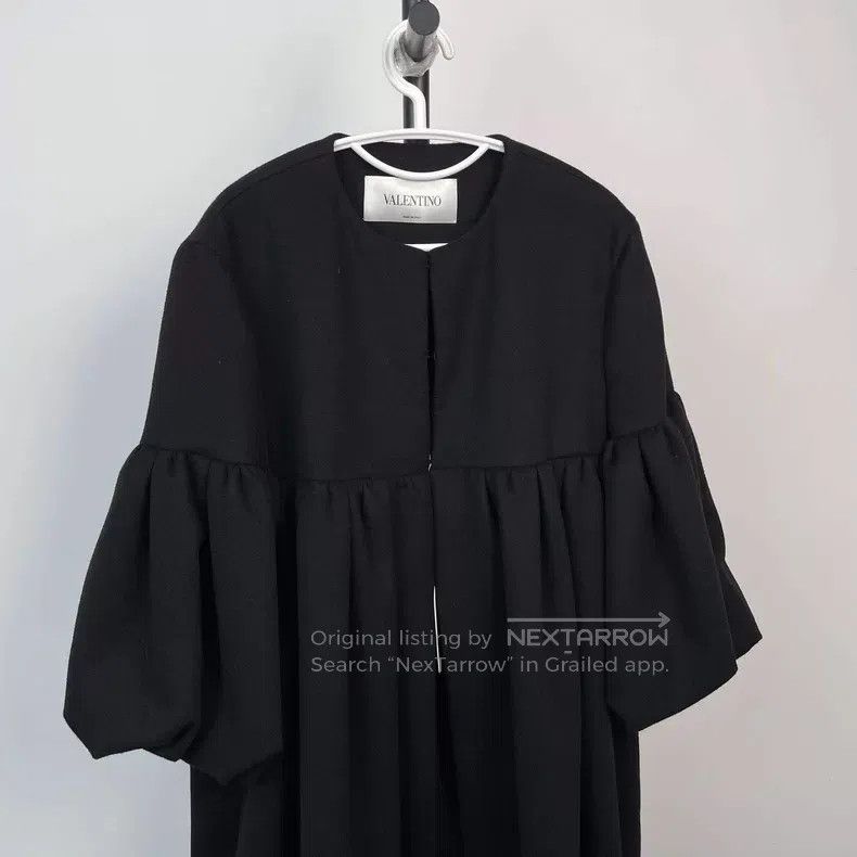 Valentino Valentino Three-dimensional puff sleeve wool coat Size S / US 4 / IT 40 - 2 Thumbnail