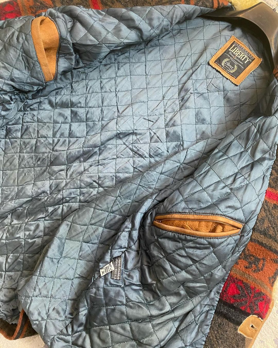 Vintage Liberty Italy Jacket men vintage 90 aztec coat navajo Size US L / EU 52-54 / 3 - 6 Thumbnail