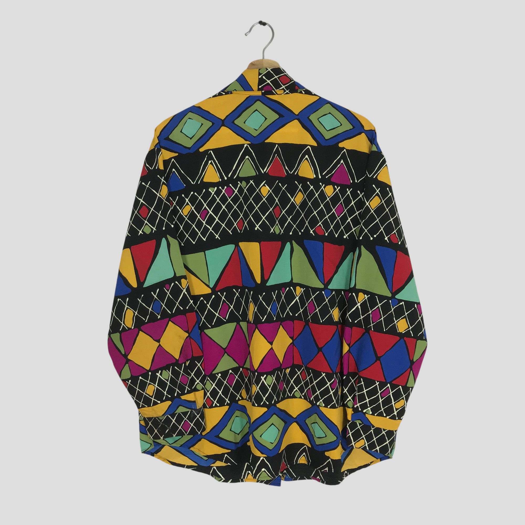 Vintage Vintage Psychedelic Baroque Abstract Tribal Aztec Navajo Art Size XL / US 12-14 / IT 48-50 - 2 Thumbnail
