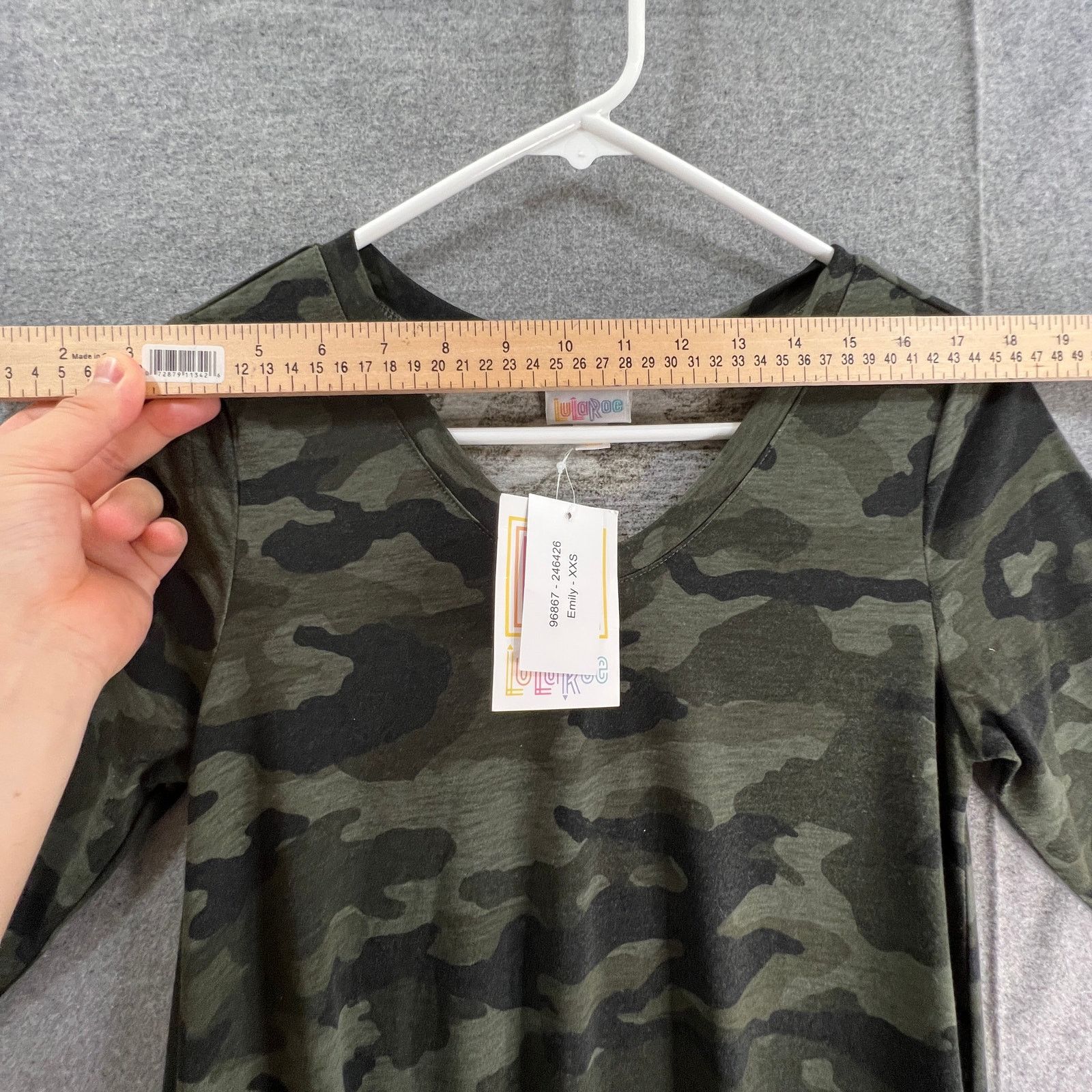 Other LuLaRoe Dress Women Size XXS Green Camo Long Sleeve Size XXS / US 00 / IT 34 - 5 Thumbnail