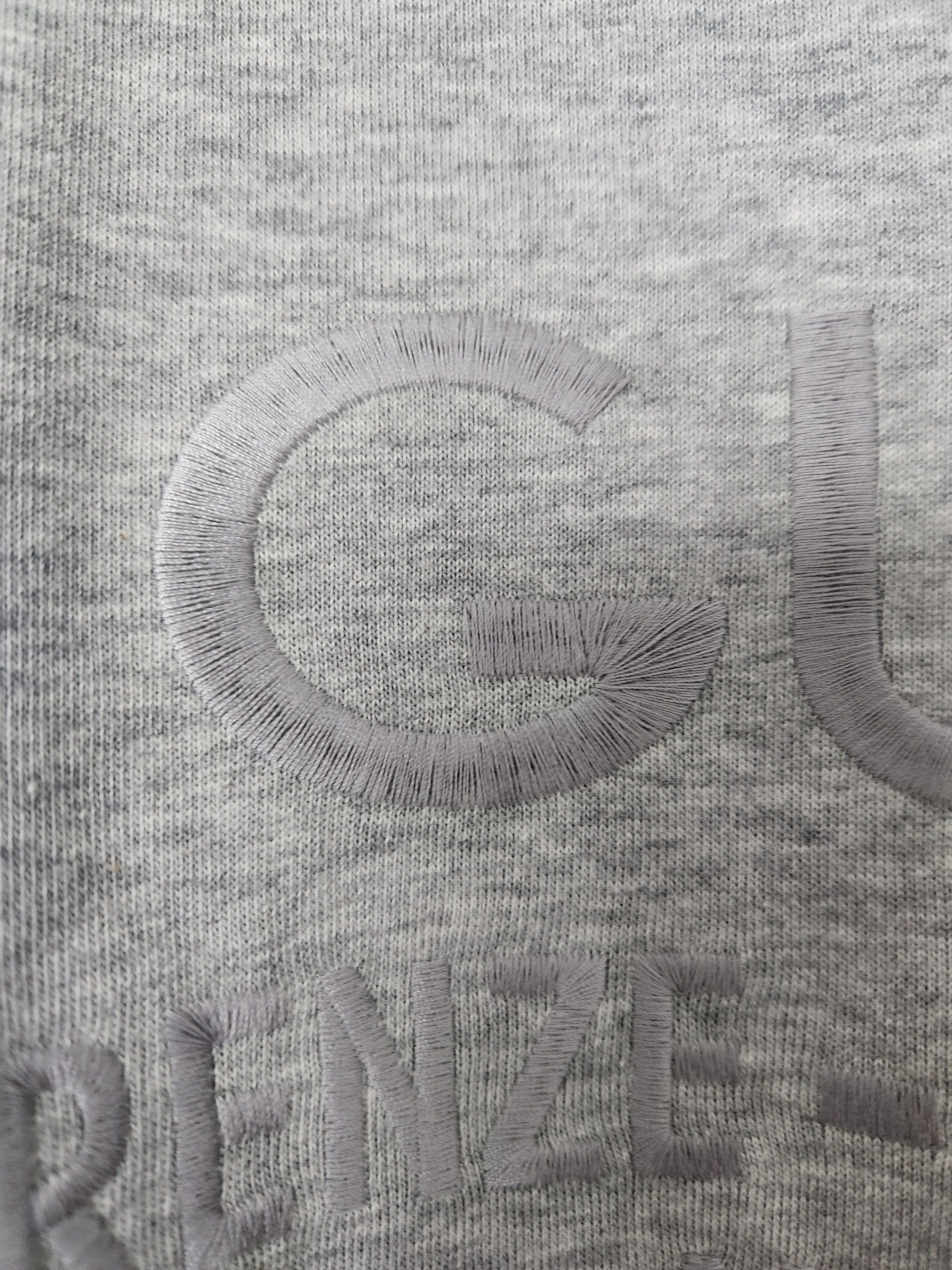 Gucci Gucci Oversized Embodiery Short Sleeve Grey T Shirt Size US S / EU 44-46 / 1 - 3 Thumbnail