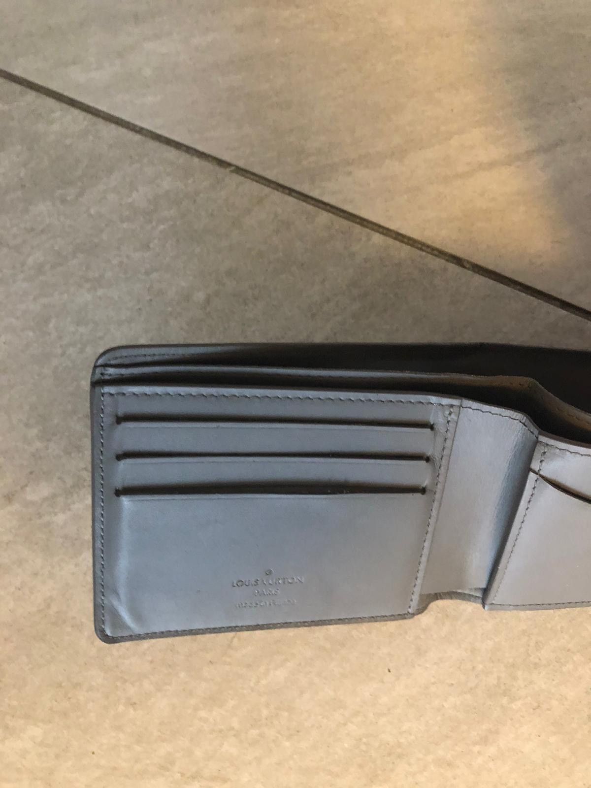 Louis Vuitton Louis Vuitton Multiple Wallet Grey Calf Leather Monogram Size ONE SIZE - 5 Thumbnail