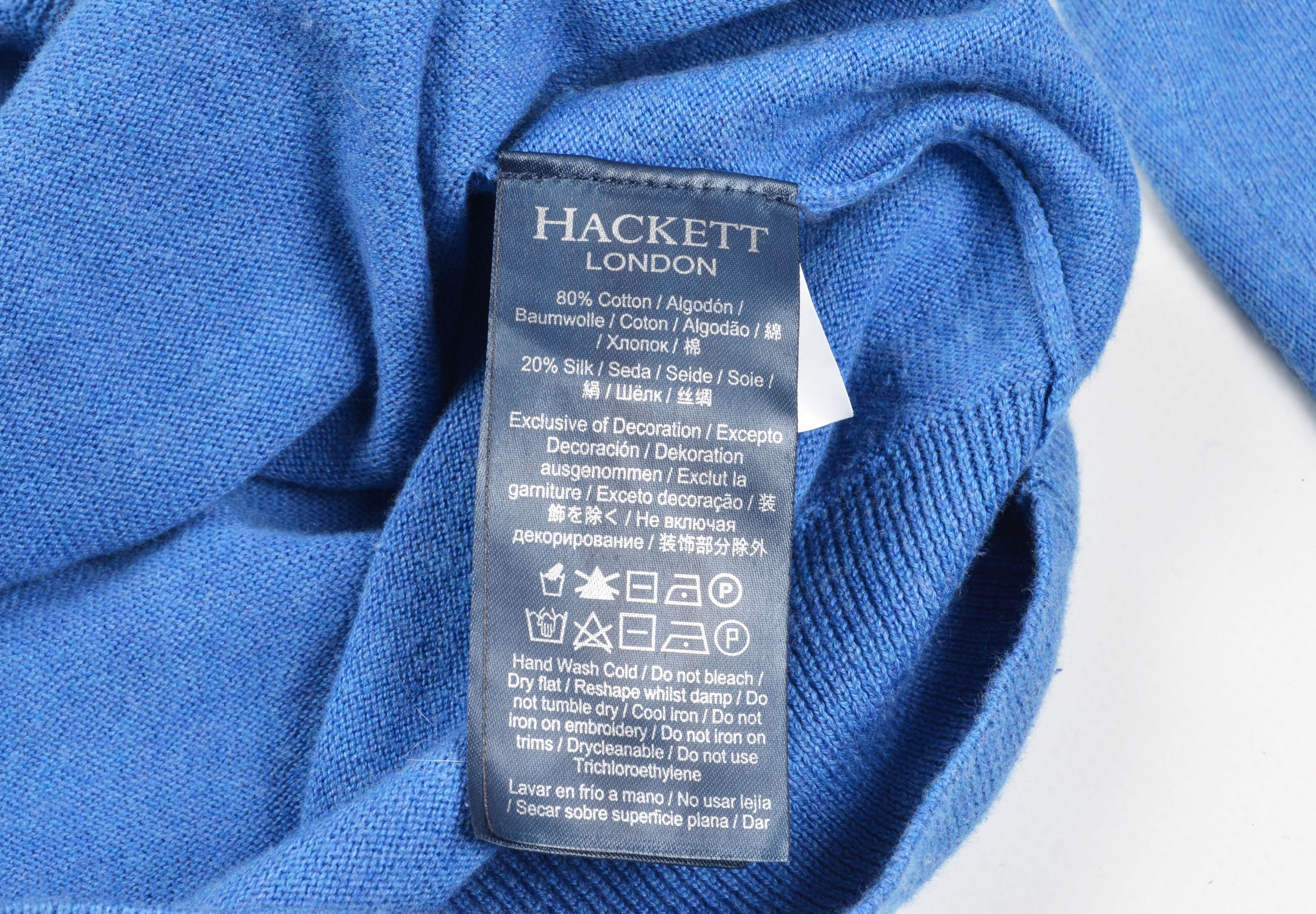 Hackett Hackett Cotton Silk Blend Long Sleeve Crew Neck Jumper Size US M / EU 48-50 / 2 - 6 Thumbnail