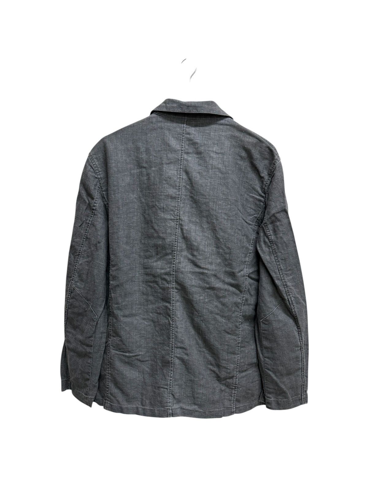 Smith's American Smith’s American Chambray Faded Black Washed Worker Jacket Size US M / EU 48-50 / 2 - 2 Thumbnail