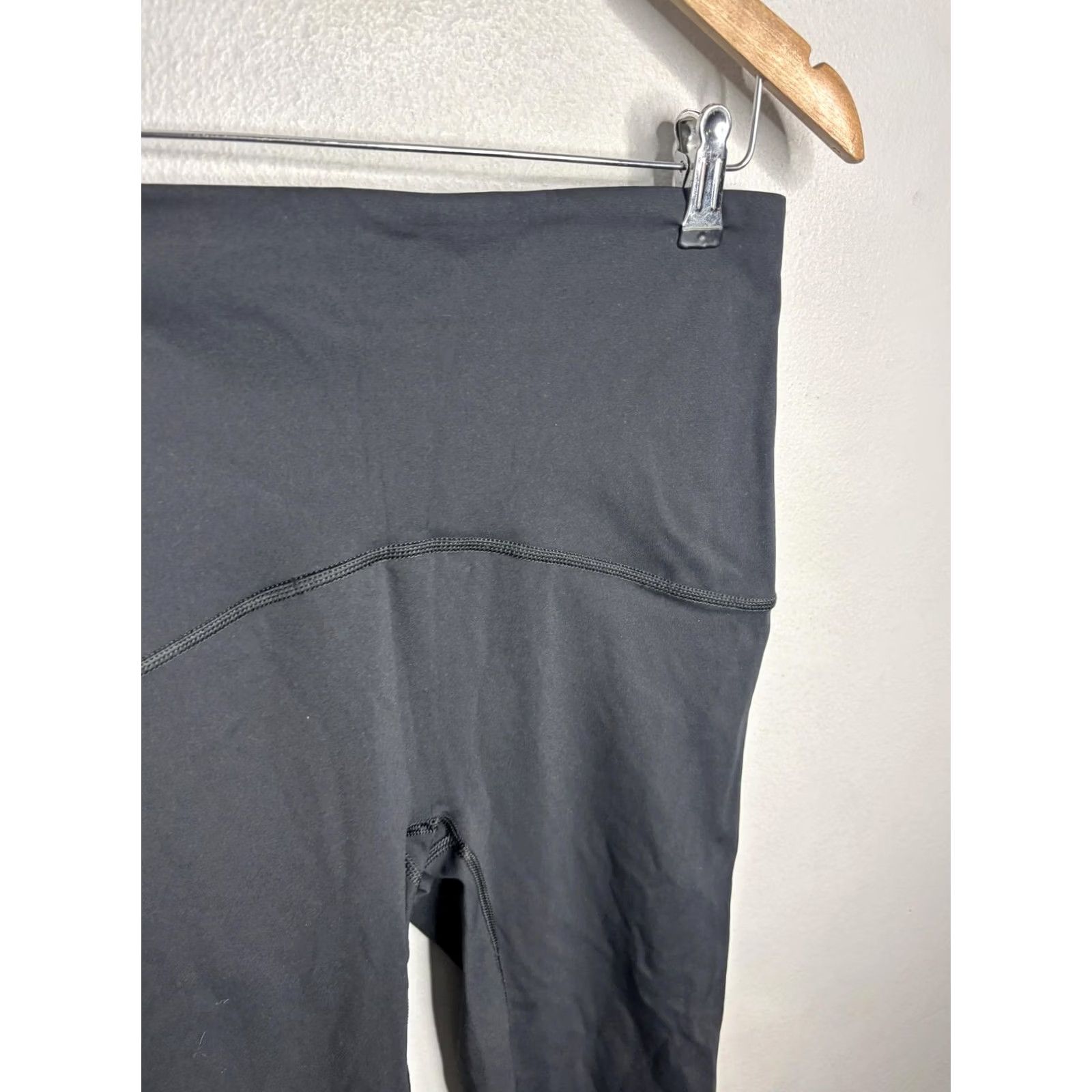 Spanx Spanx Leggings Womens Large Black High Waist Maternity Over Belly Panel Shaping Size 36" / US 14 / IT 50 - 3 Thumbnail