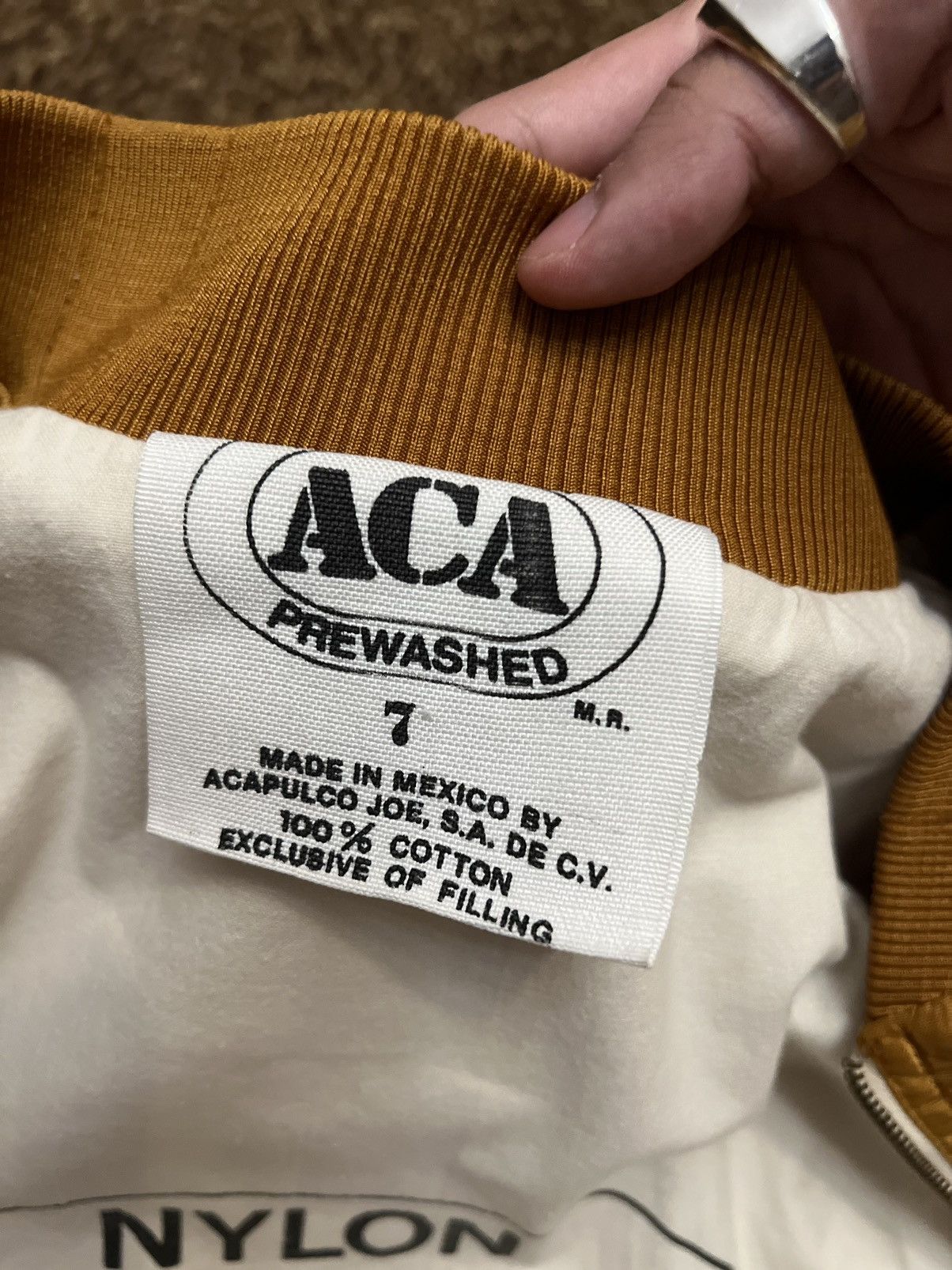 Vintage Vintage ACA Nylon Bomber Size US L / EU 52-54 / 3 - 4 Thumbnail