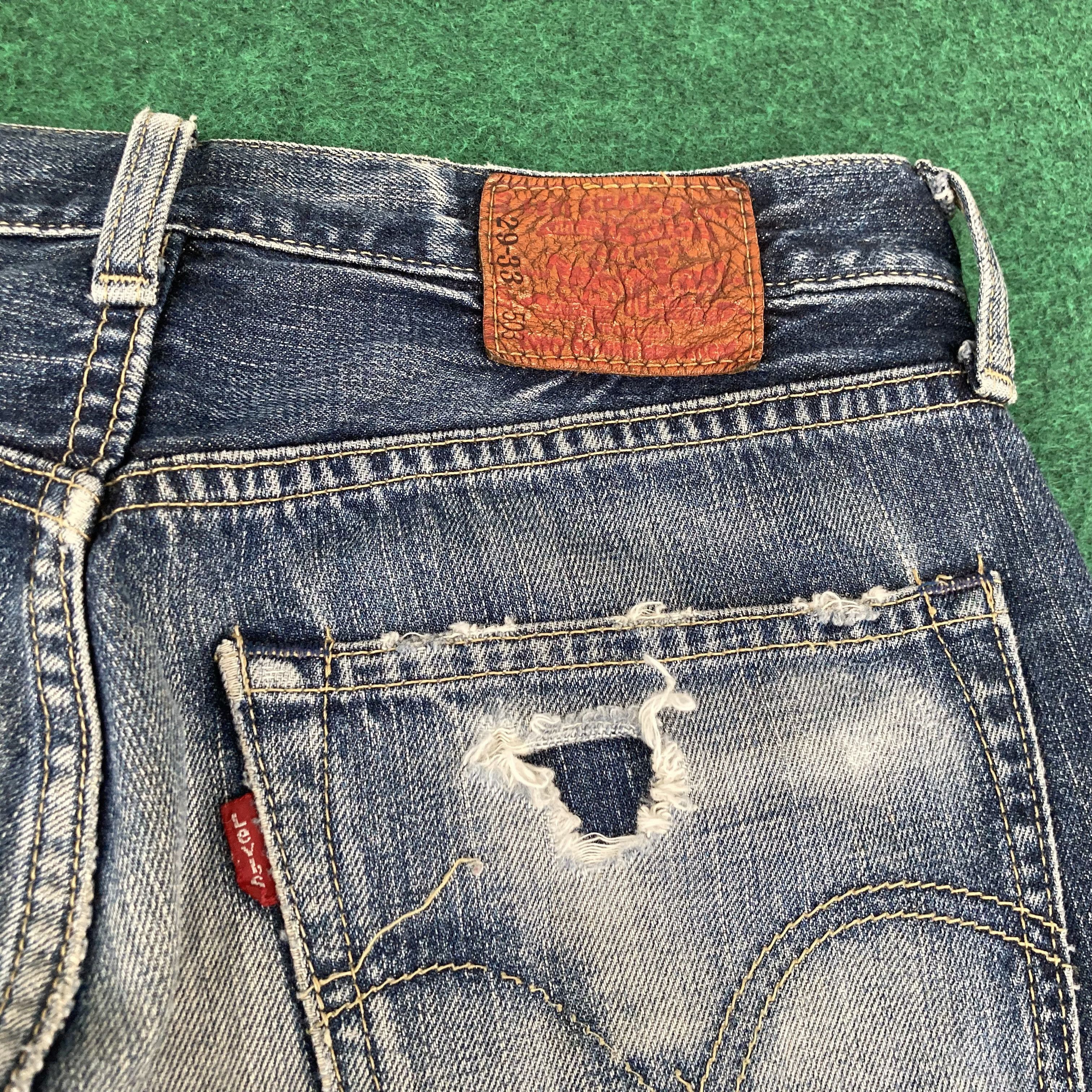 Levi's Vtg Levis 503 Faded Distressed Ripped Sz 29 Jeans Size US 29 - 10 Thumbnail