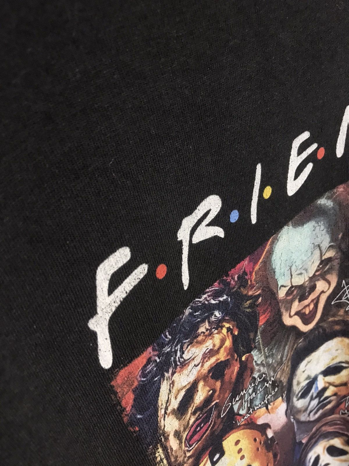 Vintage Friends horror t-shirt Size US M / EU 48-50 / 2 - 7 Thumbnail
