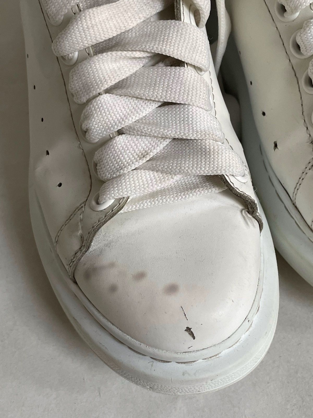 Alexander McQueen Alexander McQueen oversized leather sneakers Size US 8 / IT 38 - 6 Thumbnail