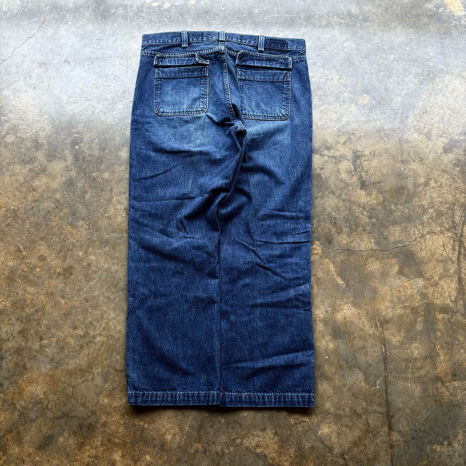 Gap Crazy Vintage US Army GAP Blue Jeans Size US 38 / EU 54 - 1 Thumbnail