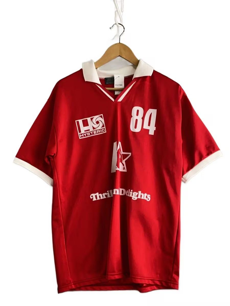 Hysteric Glamour Thrills & Delights Jersey Polo Shirt Size US M / EU 48-50 / 2 - 1 Thumbnail