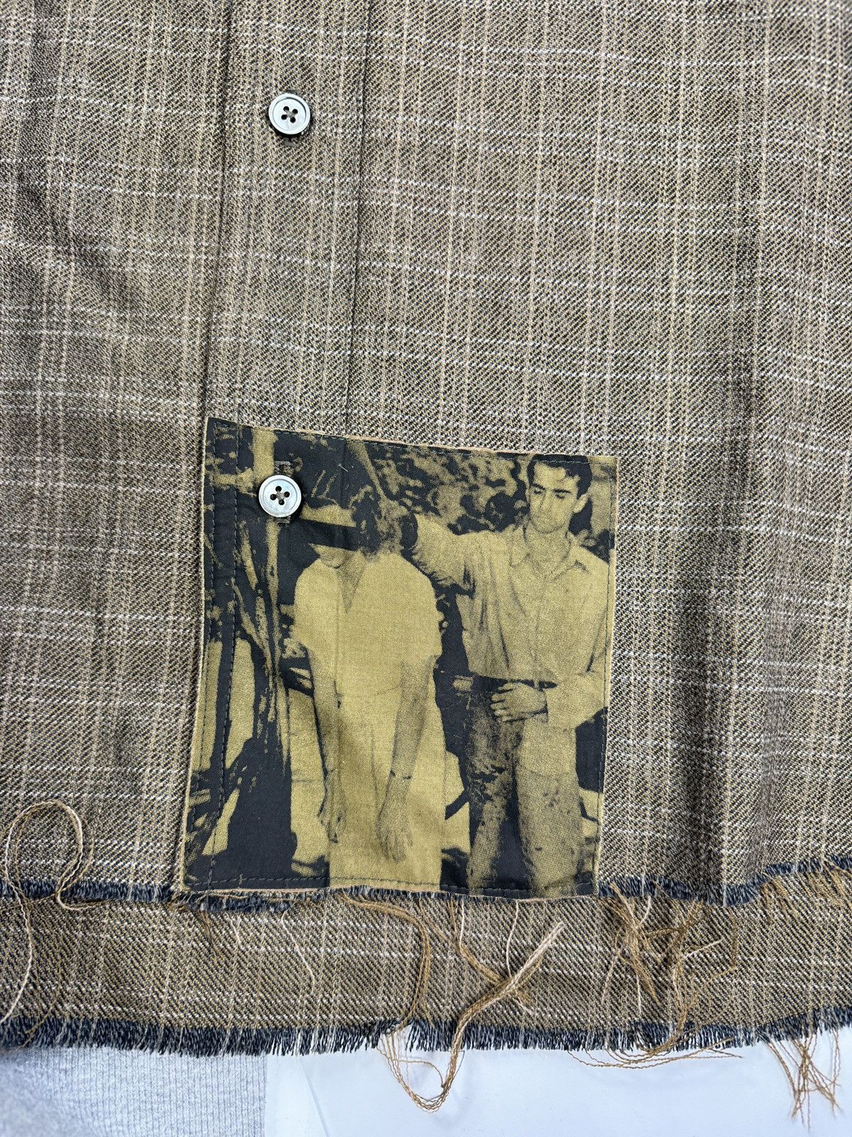 Enfants Riches Deprimes ASSEMBLAGE WOOL FLANNEL SHIRT Size US XXL / EU 58 / 5 - 9 Thumbnail