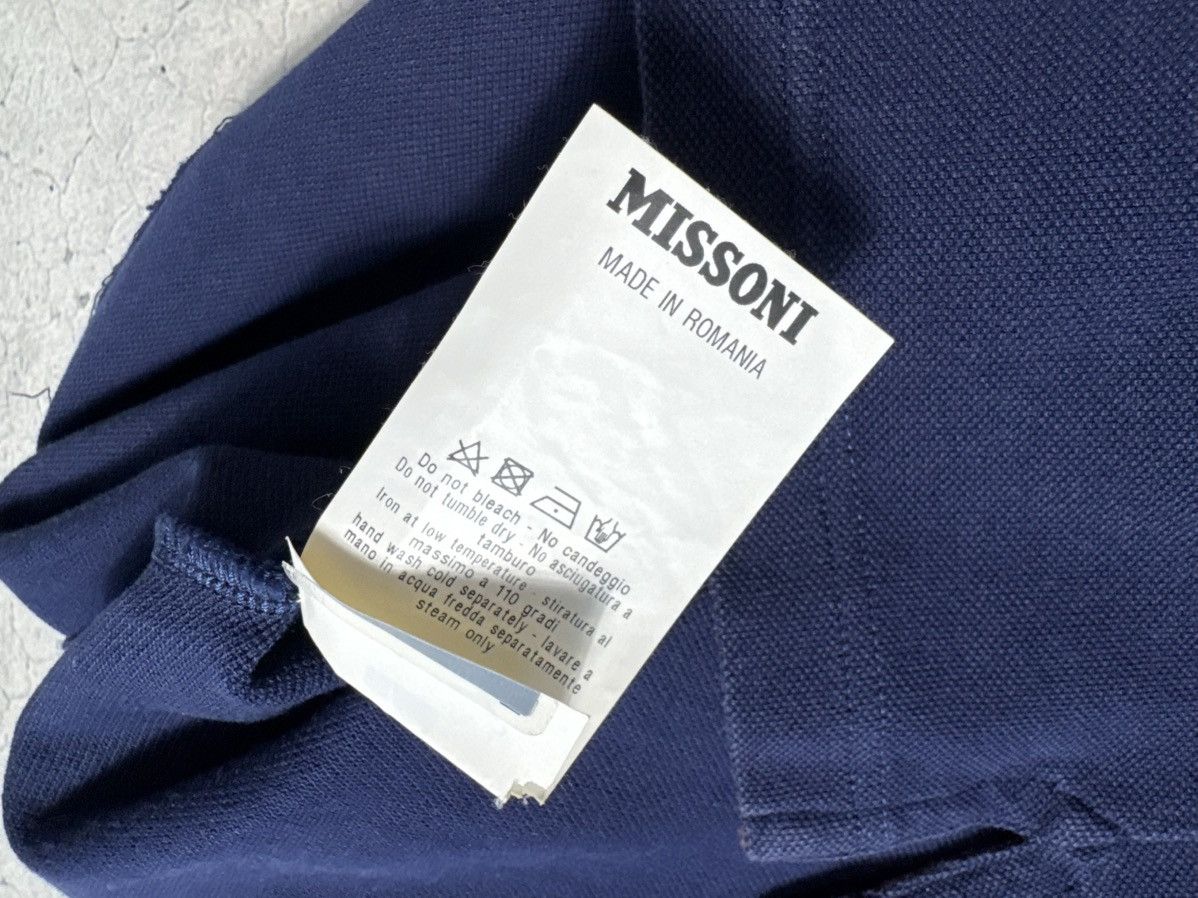Missoni Missoni Luxury Polo Shirt Navy Size US S / EU 44-46 / 1 - 10 Thumbnail
