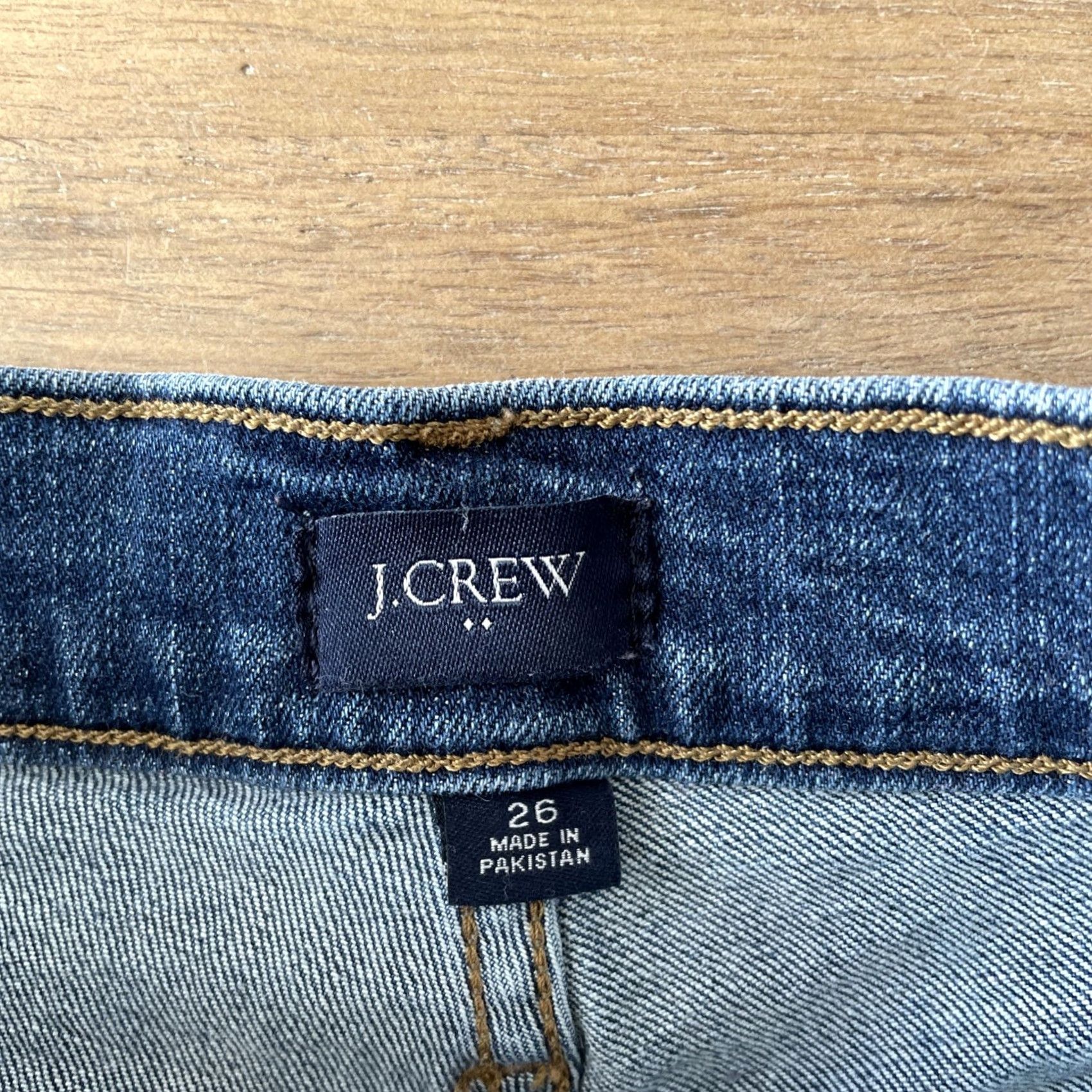 J.Crew J.CREW Cut-Off Denim Shorts Women's Size 26 Waist 28 High Rise Blue 5-Pocket Vintage No Regular Rise Casual Summer Size 26" / US 2 / IT 38 - 3 Thumbnail