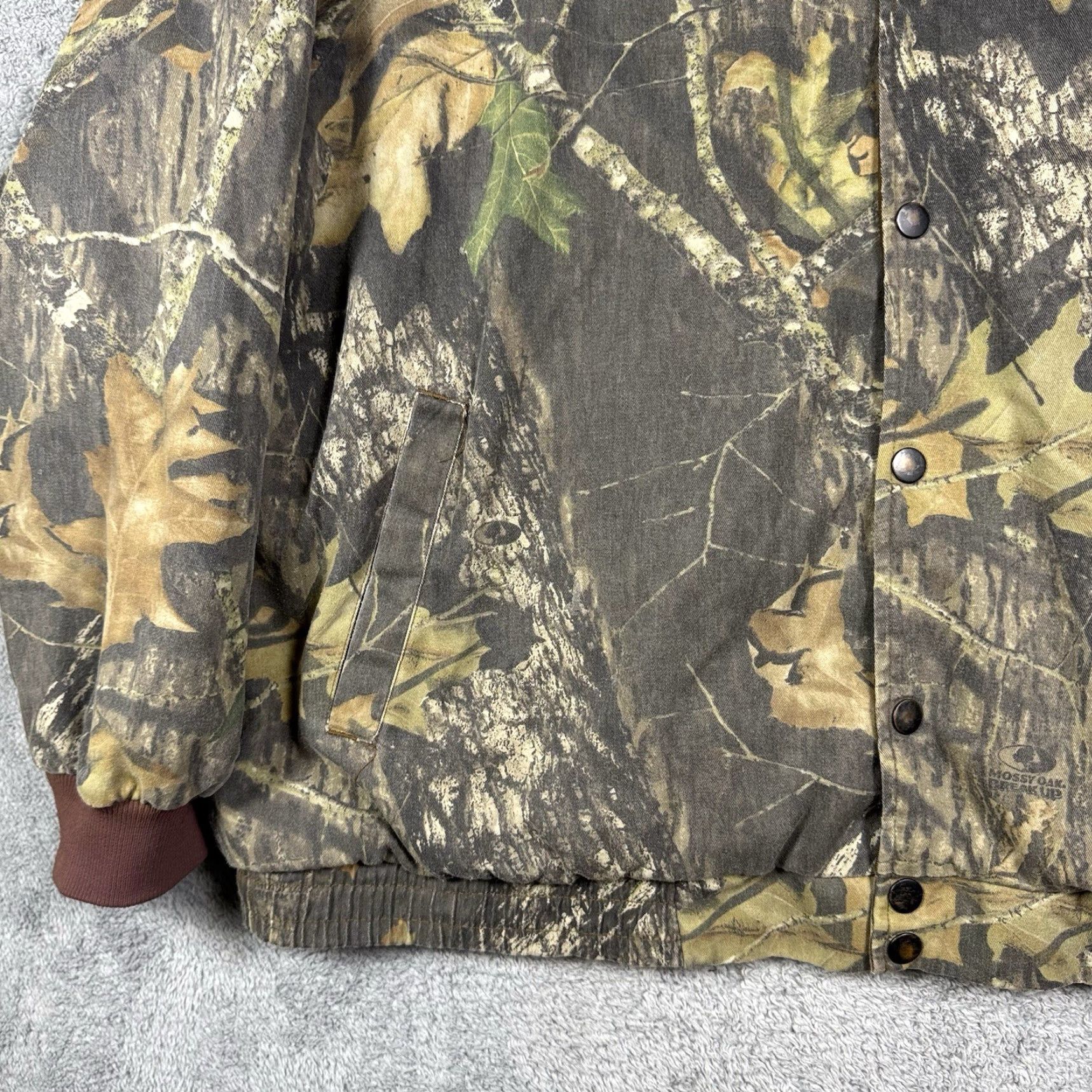 Vintage VINTAGE Mossy Oak Jacket Mens 3XL Camo Bomber USA Quilted 90s Chore Hunt Canvas Size US XXL / EU 58 / 5 - 2 Thumbnail