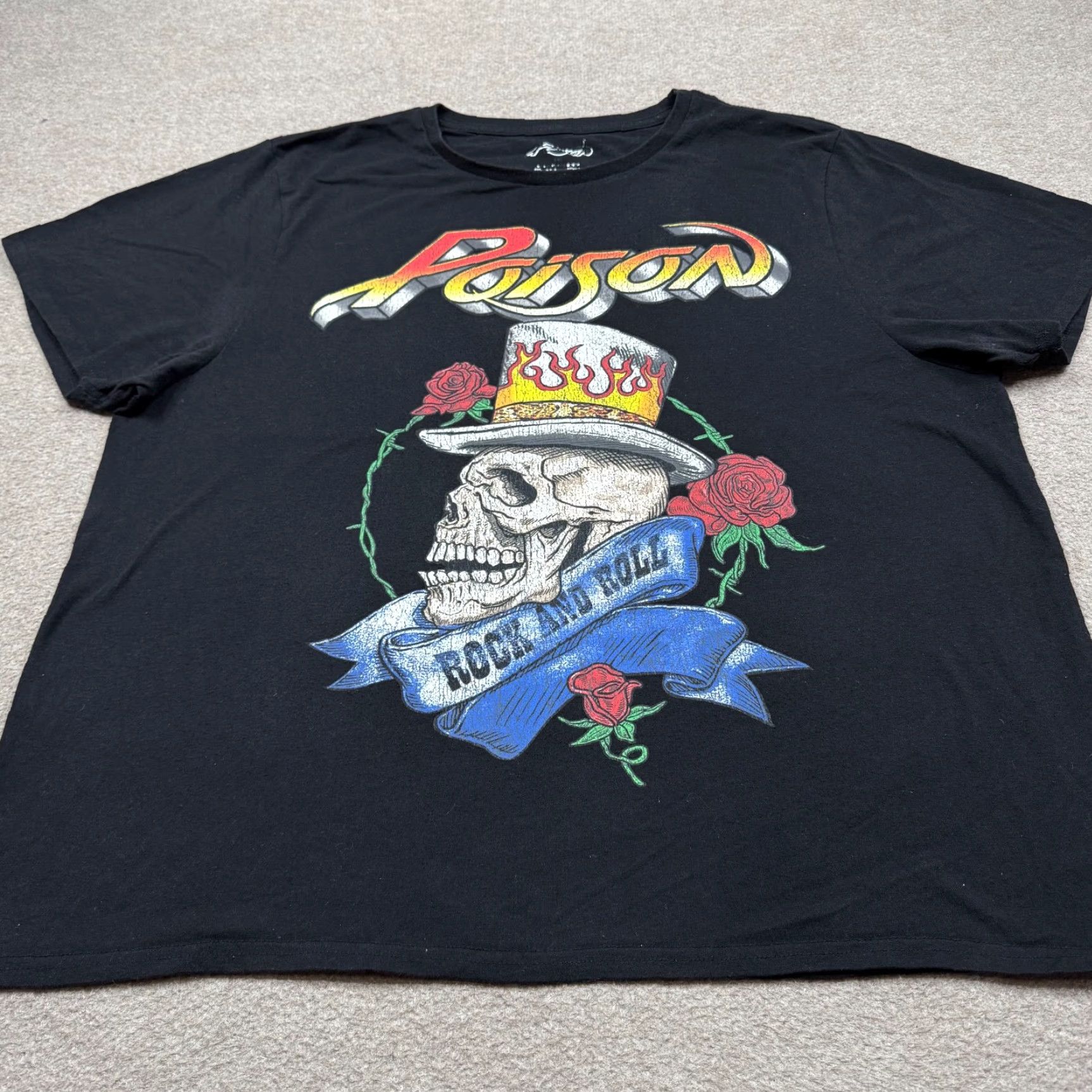 Vintage VINTAGE Poison Graphic T Shirt? Size XXL / US 16-18 / IT 52-54 - 3 Thumbnail