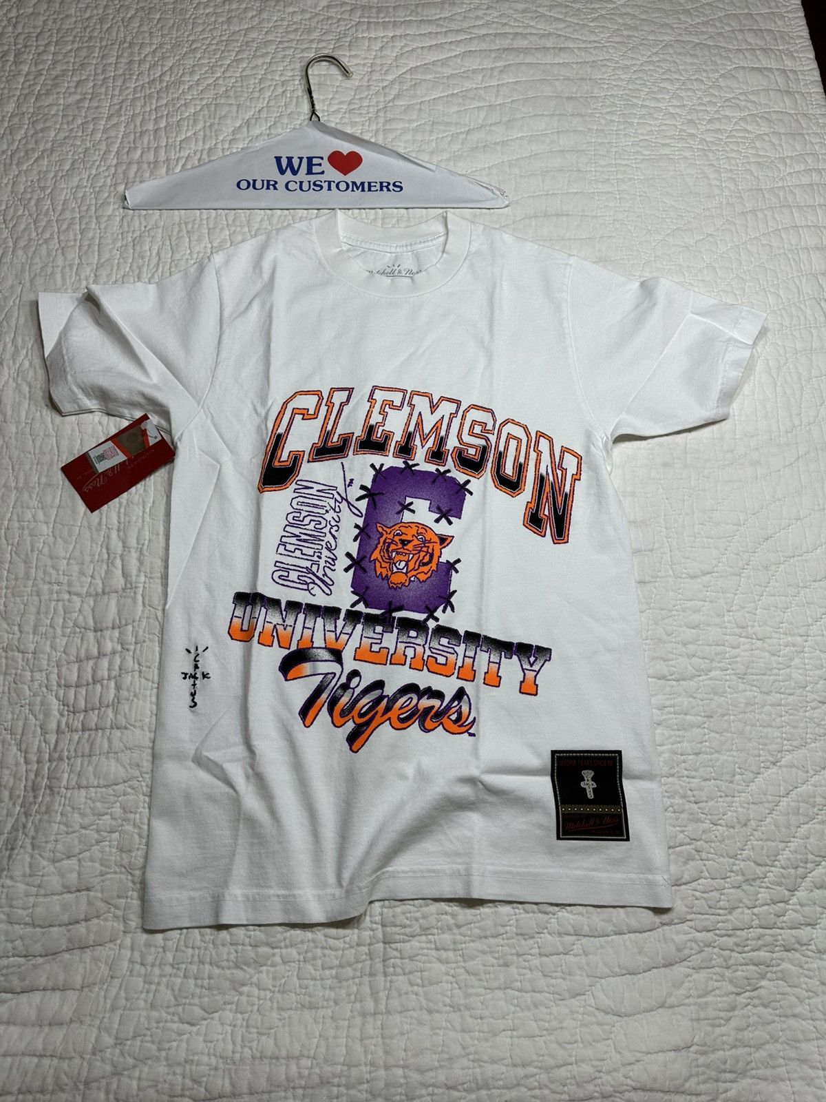 Mitchell & Ness × Travis Scott TRAVIS SCOTT Clemson Tee NWT/MITCHELL & NESS SMALL RARE Size US S / EU 44-46 / 1 - 1 Thumbnail