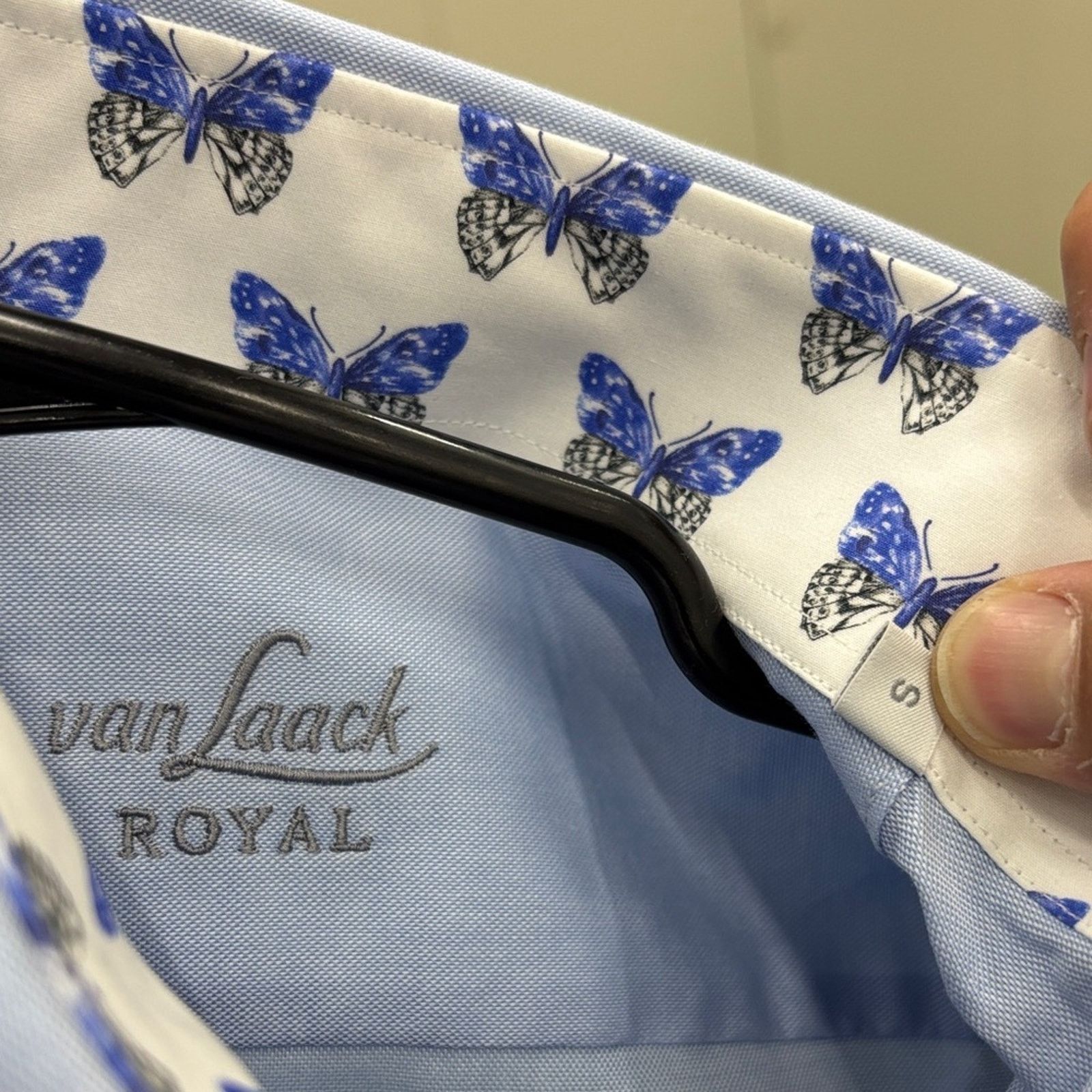 Other NWT Van Laack Royal Light Blue Dress Shirt Size S Size US S / EU 44-46 / 1 - 6 Thumbnail
