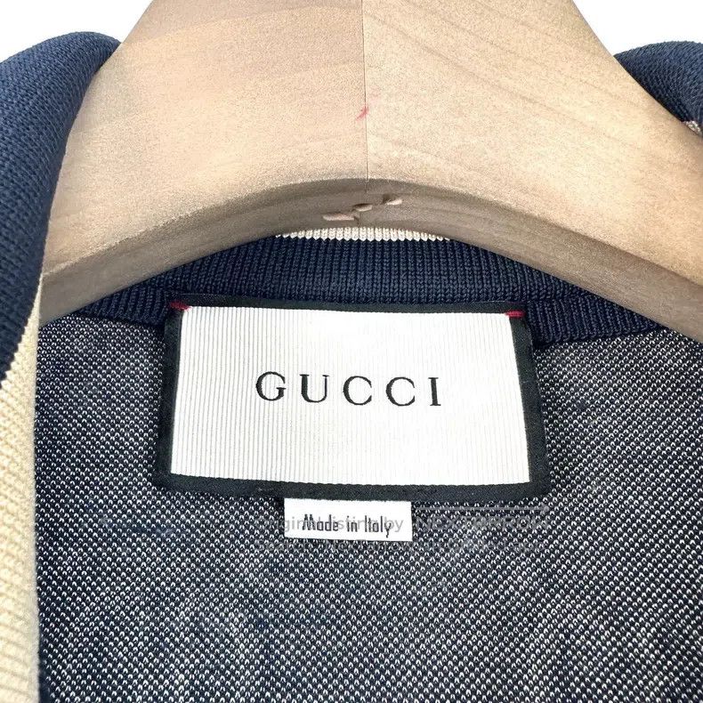 Gucci Gucci Full print double G red and white side-woven striped Size US L / EU 52-54 / 3 - 4 Thumbnail