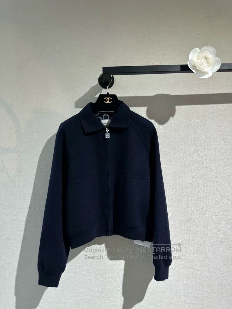 Hermes Hermes Navy Pig Nose Wool Jacket Size XS / US 0-2 / IT 36-38 - 1 Thumbnail