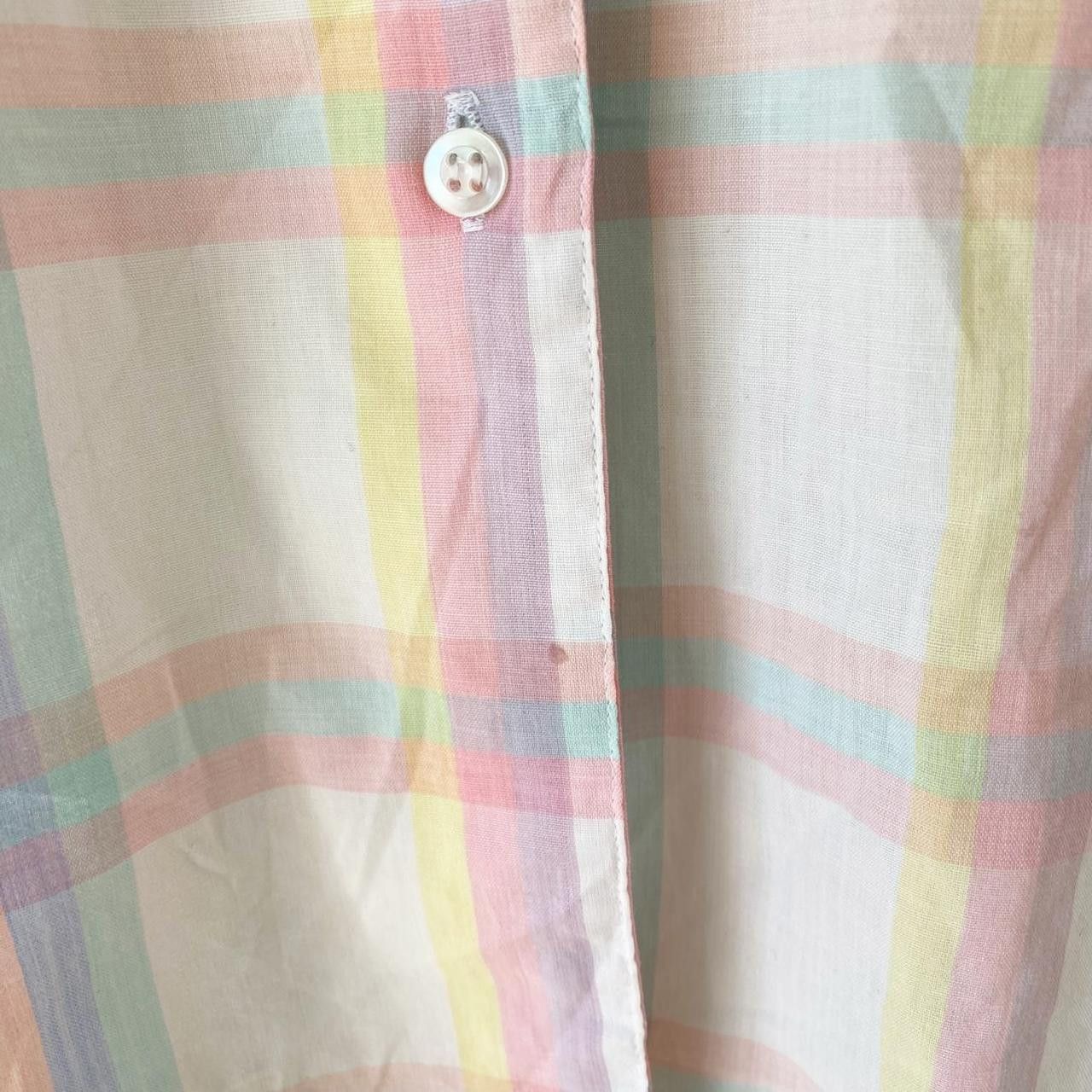 Vintage Vintage white plaid button up size 7 Size S / US 4 / IT 40 - 6 Thumbnail