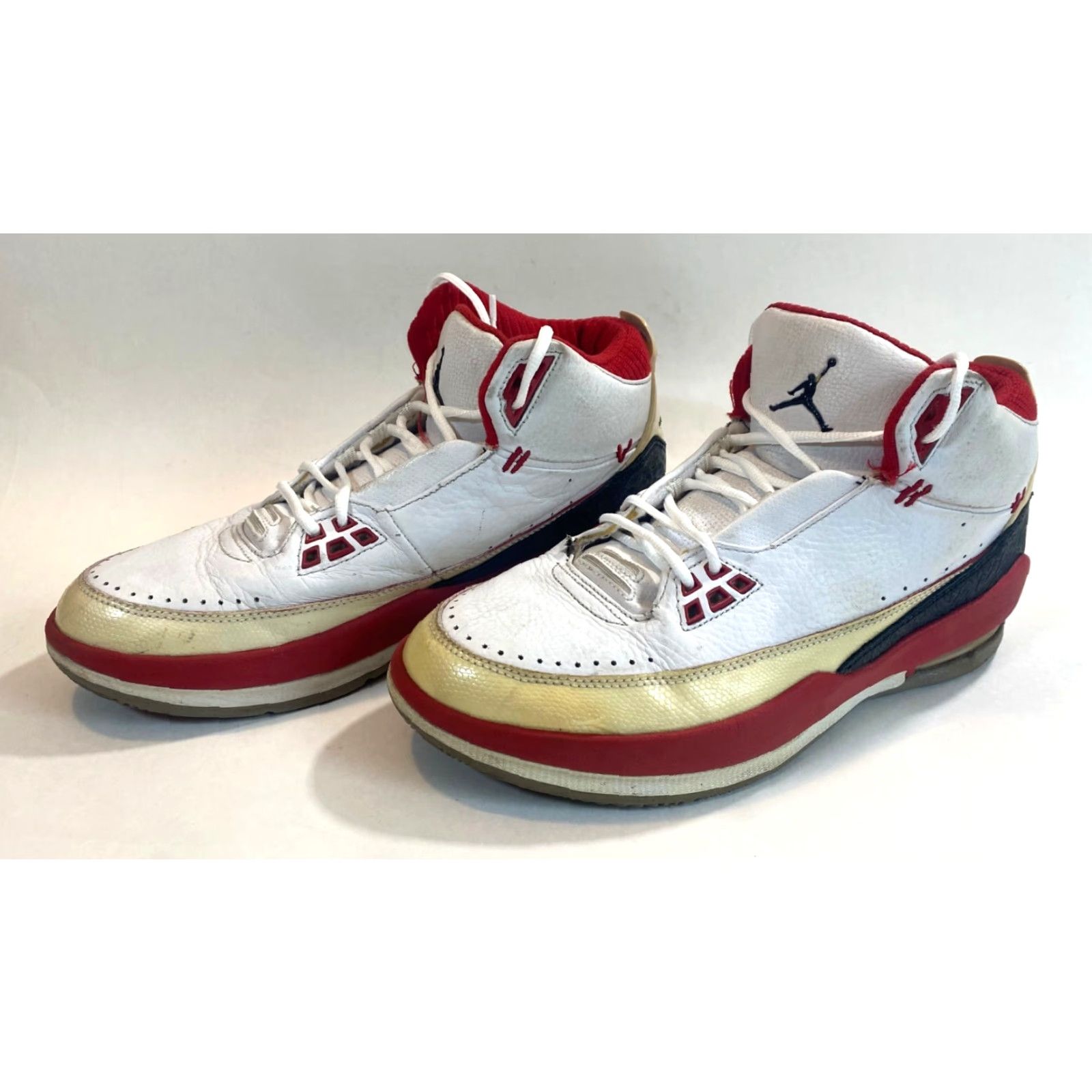 Nike VINTAGE Nike Air Jordan 2.5 Retro Team White Varsity Red 331987-103 USA 10.5 Mens Sneaker High Top Shoes Size US 10 / EU 43 - 4 Thumbnail