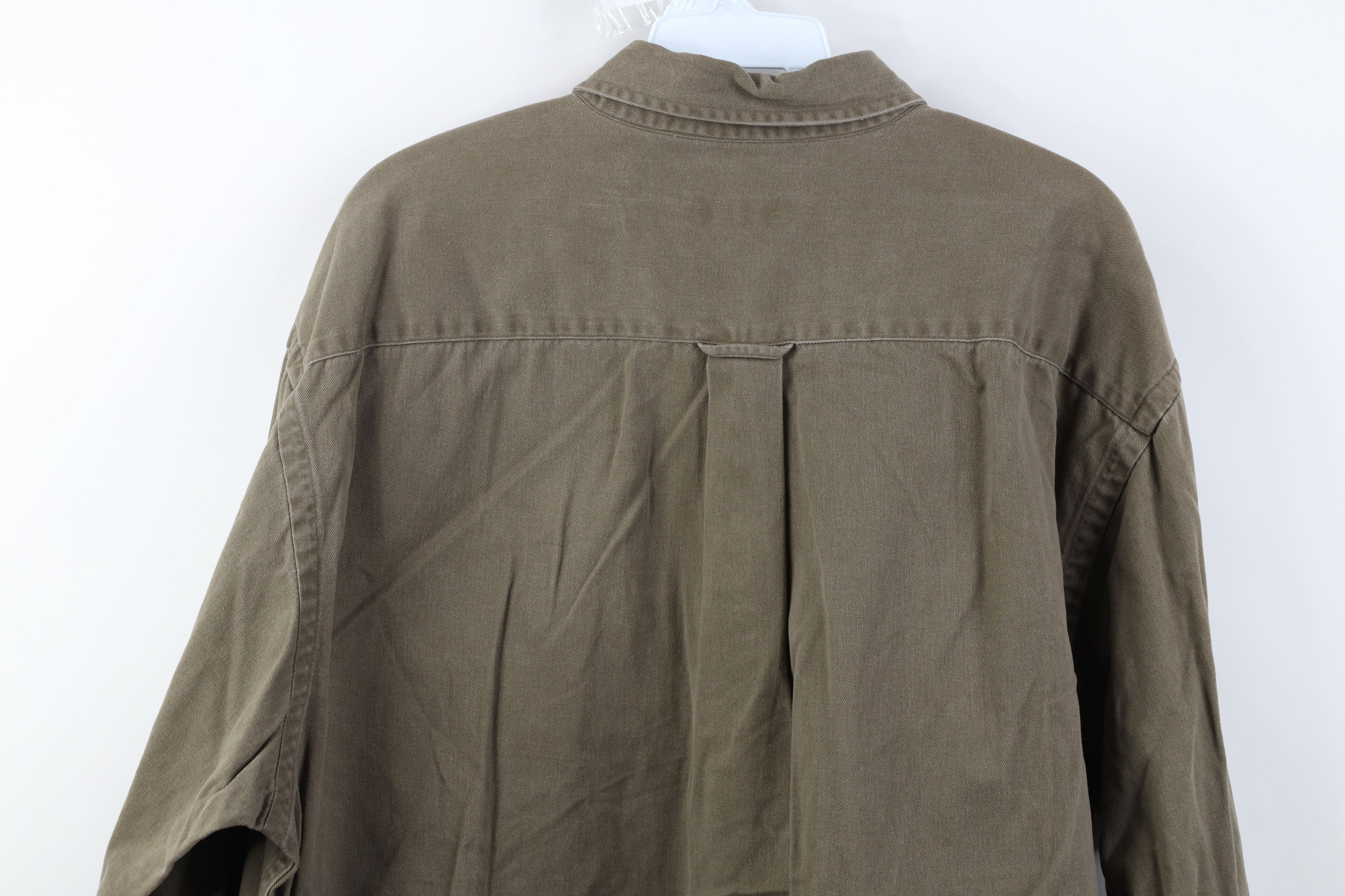 Nautica Vintage 90s Nautica Spell Twill Collared Button Down Shirt Size US L / EU 52-54 / 3 - 14 Thumbnail